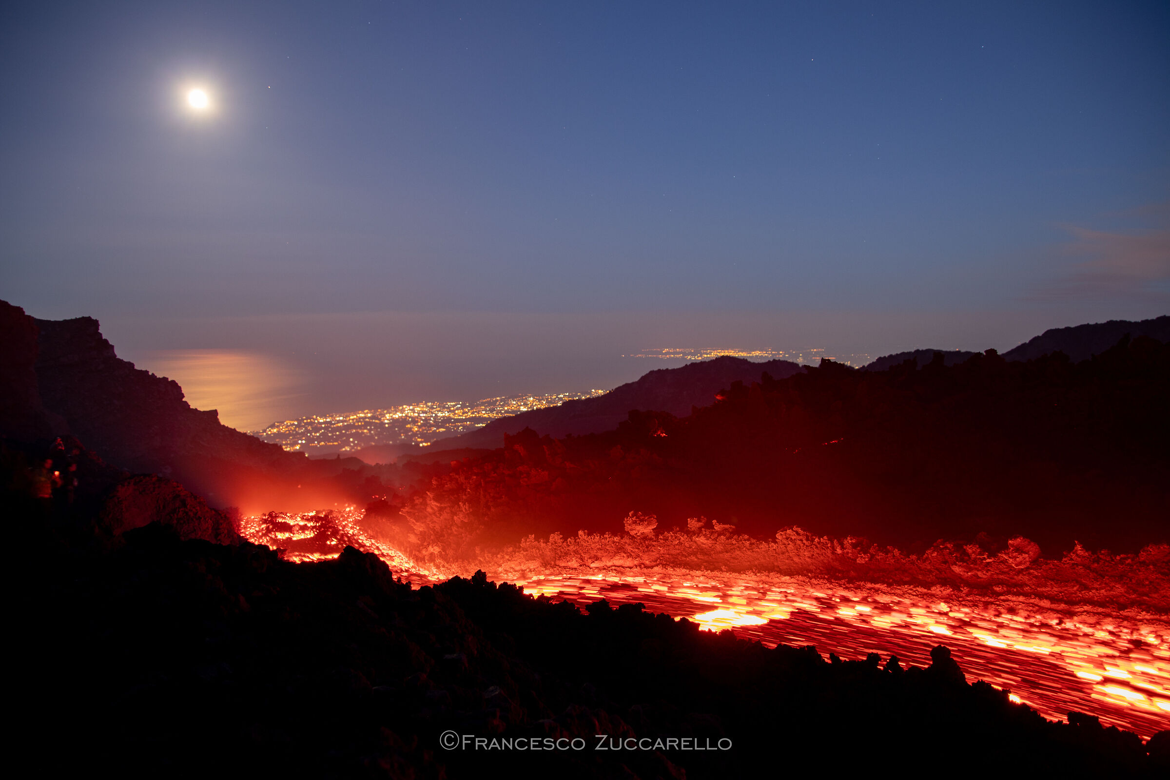 Lava and moon...