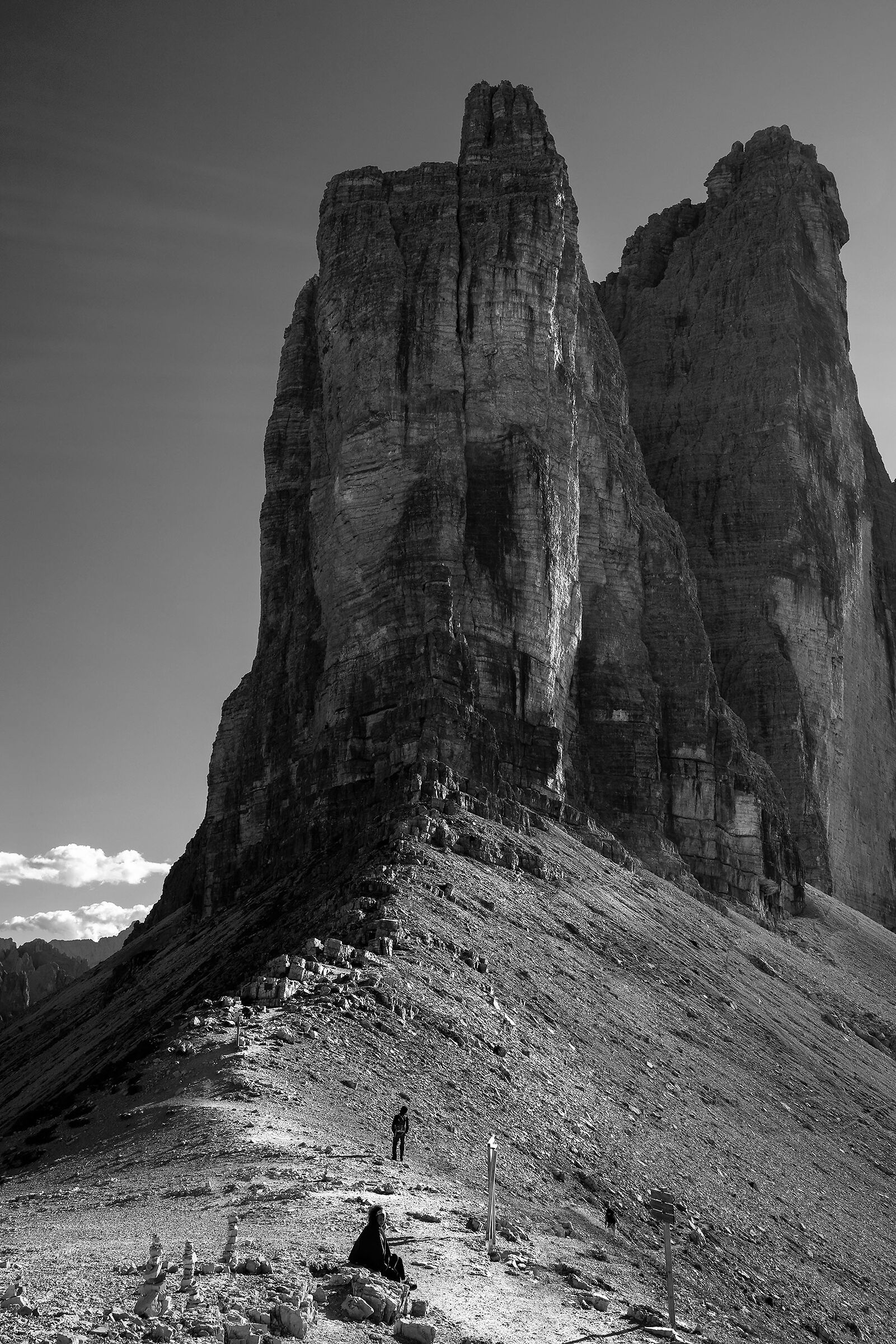 Tre Cime - WALL TO EAST...
