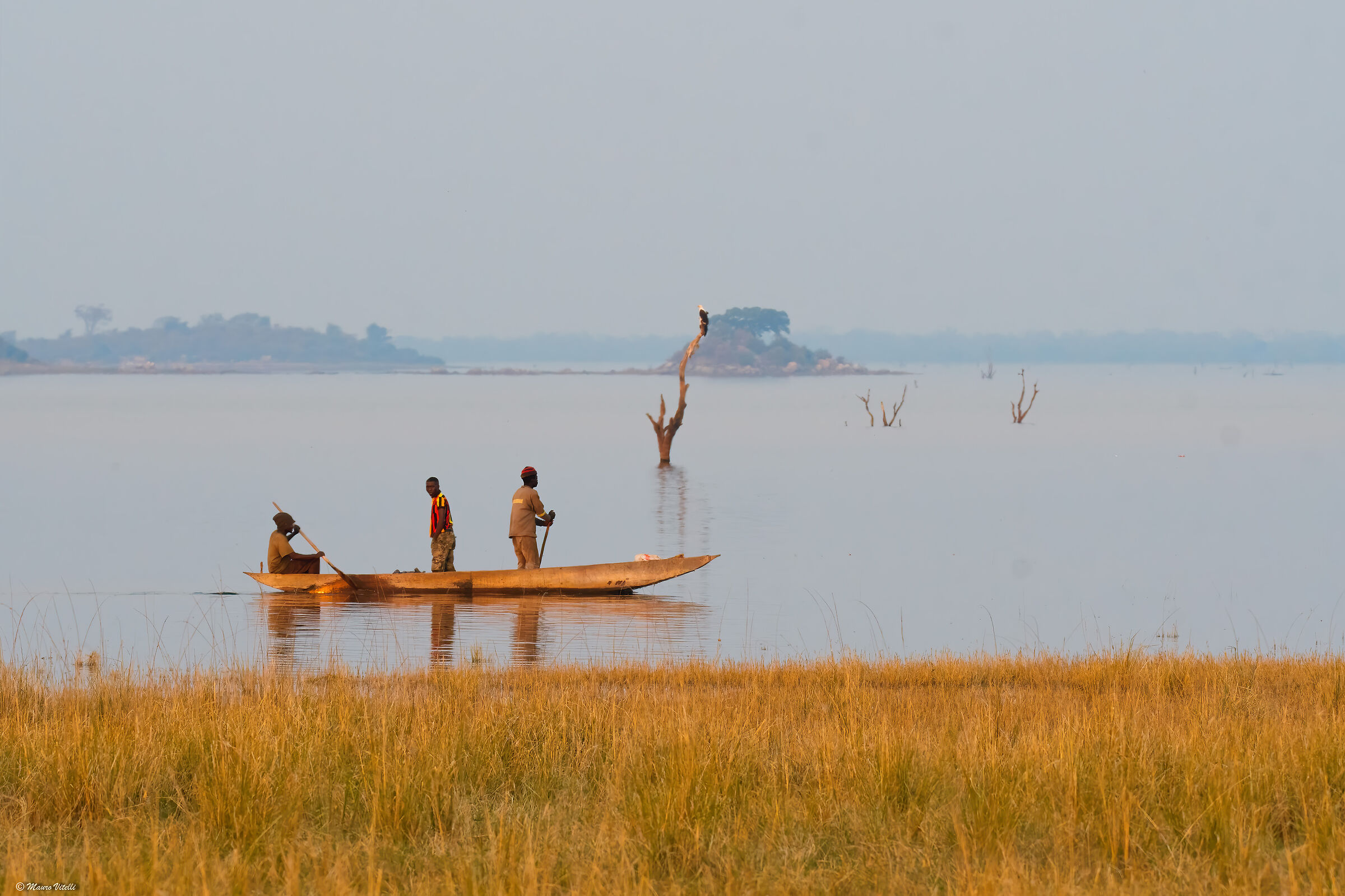 Fishermen on Lake Itezhi-tezhi (Zambia)...