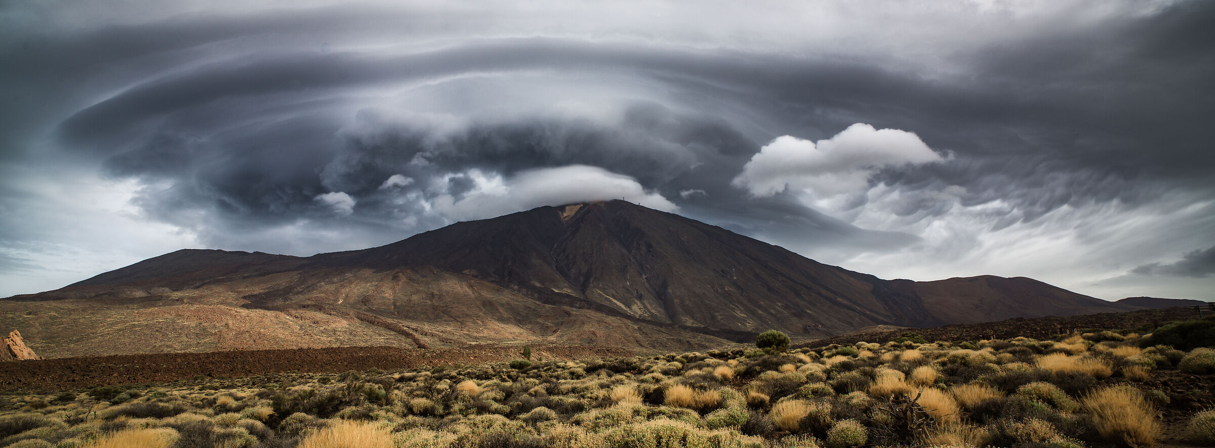 Clouds over Mount Teide...