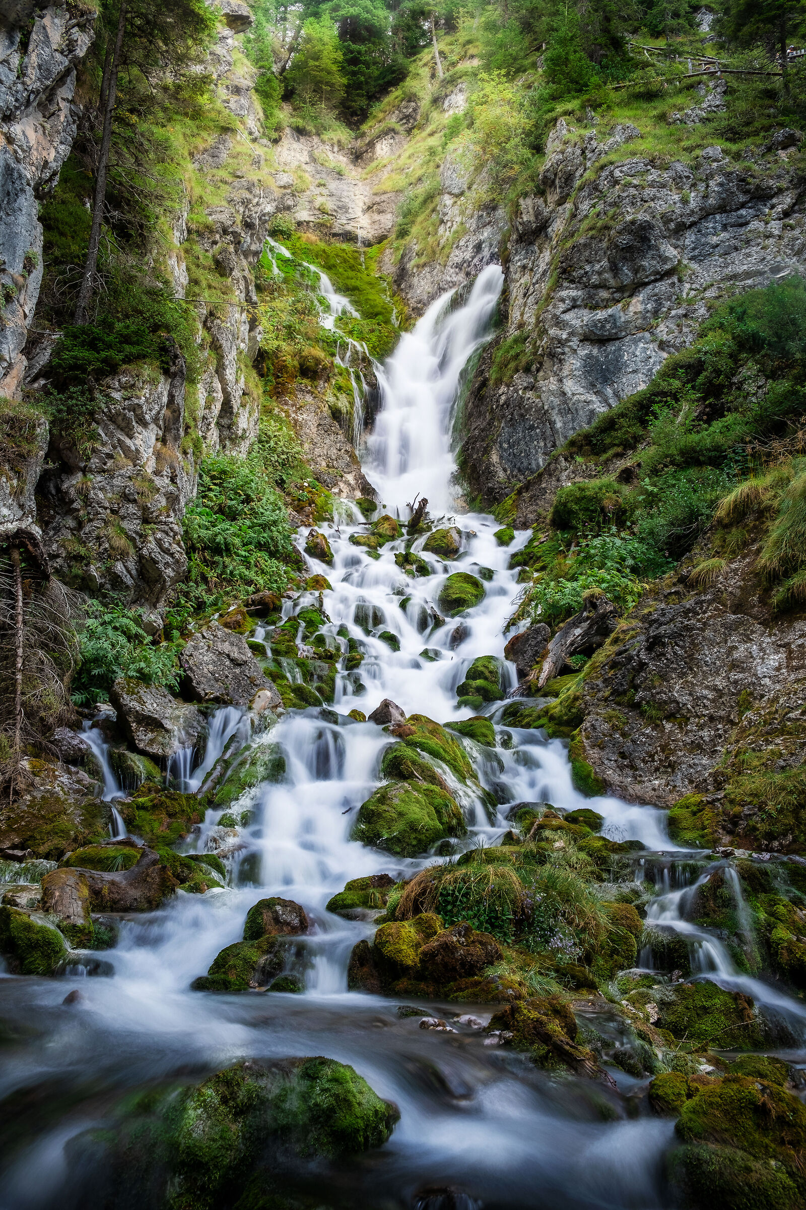 High waterfall of Vallesinella...