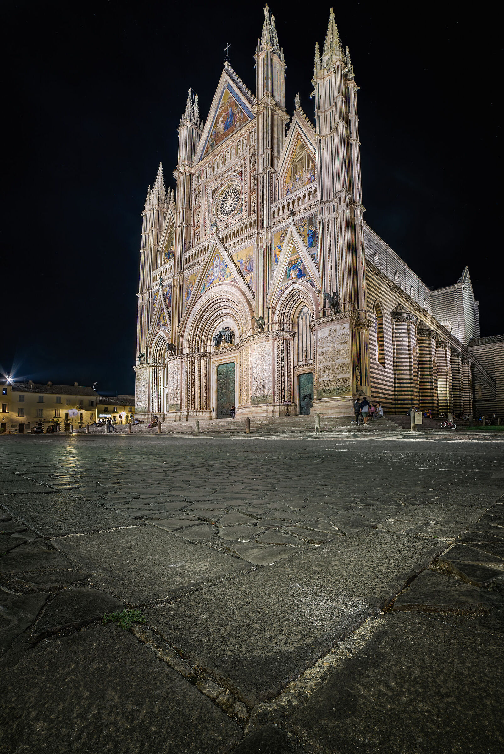 La basilica cattedrale di Santa Maria Assunta a Orvieto...