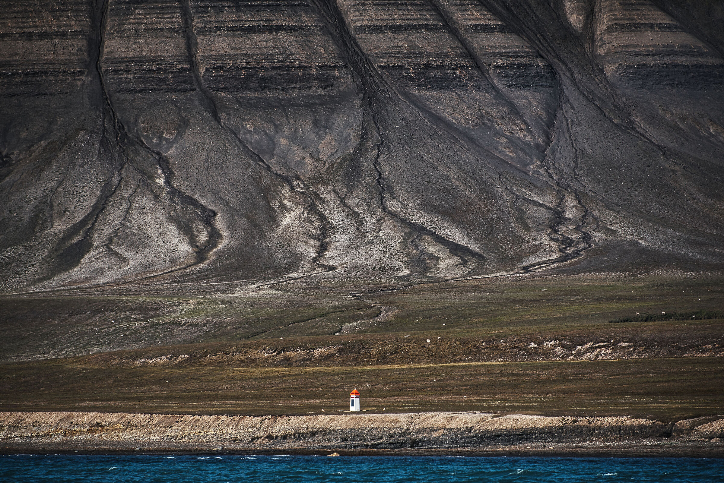 La costa delle Svalbard...