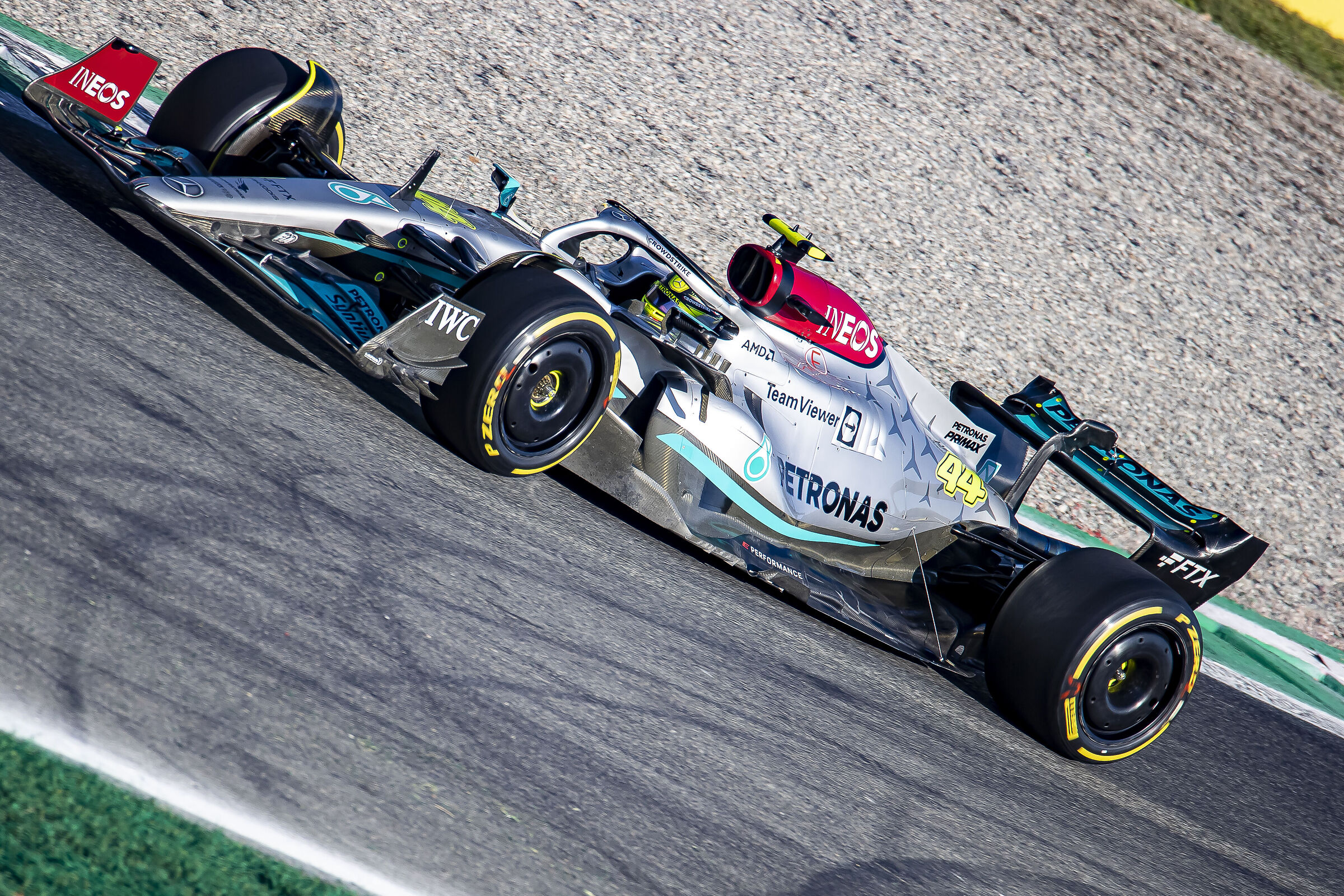 Lewis Hamilton, Monza libere F1 2022...