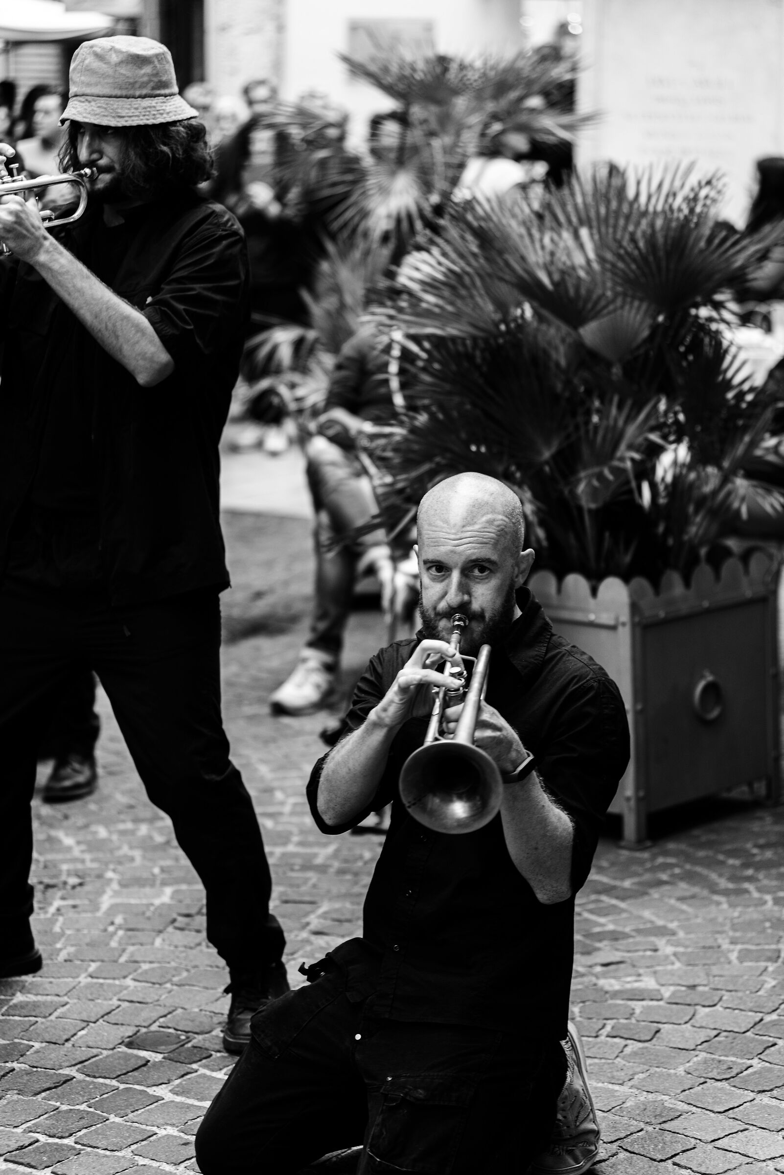 Musicisti di strada al busker festival di Salò...
