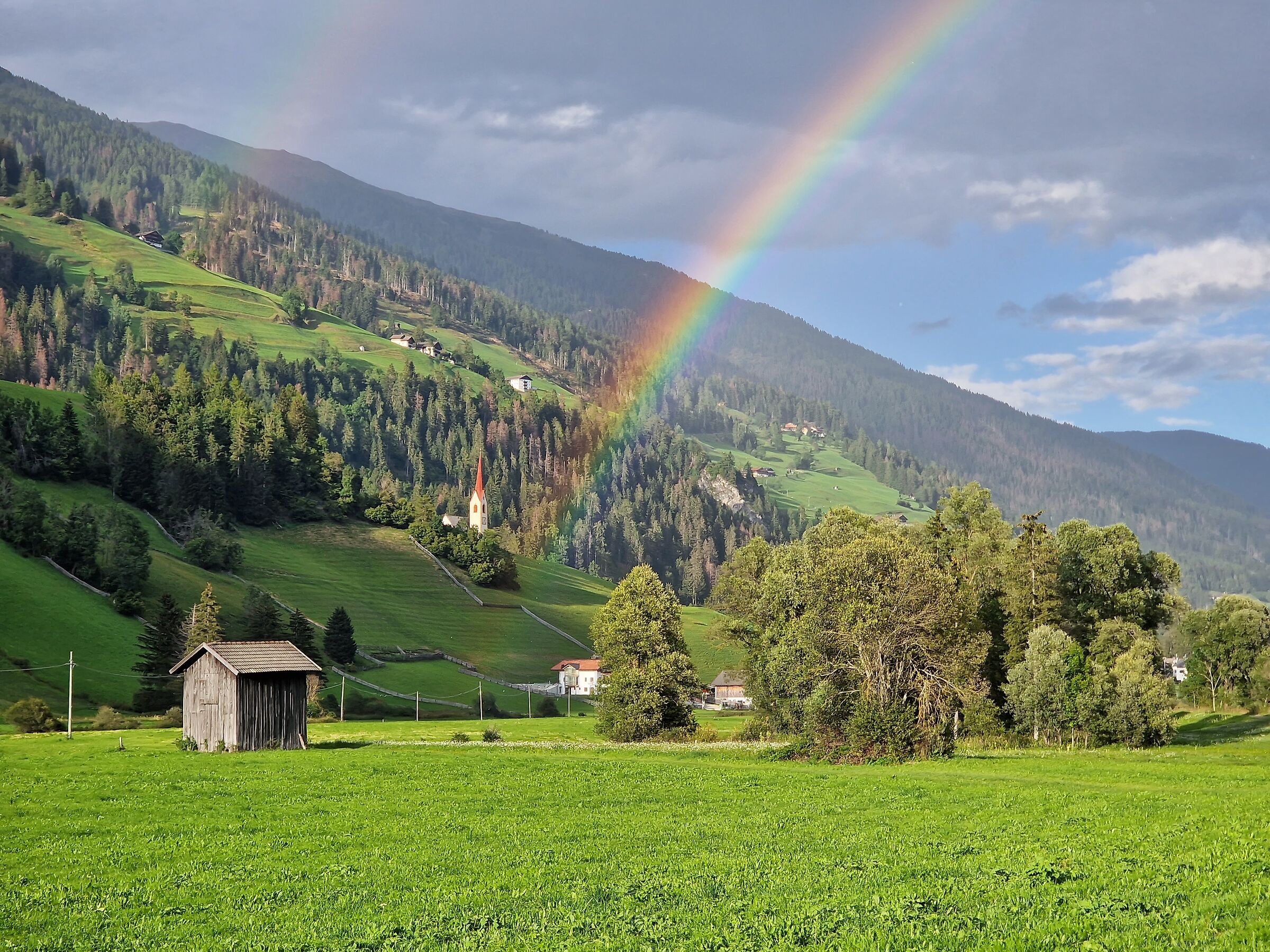 Rainbow in Prato alla Drava...