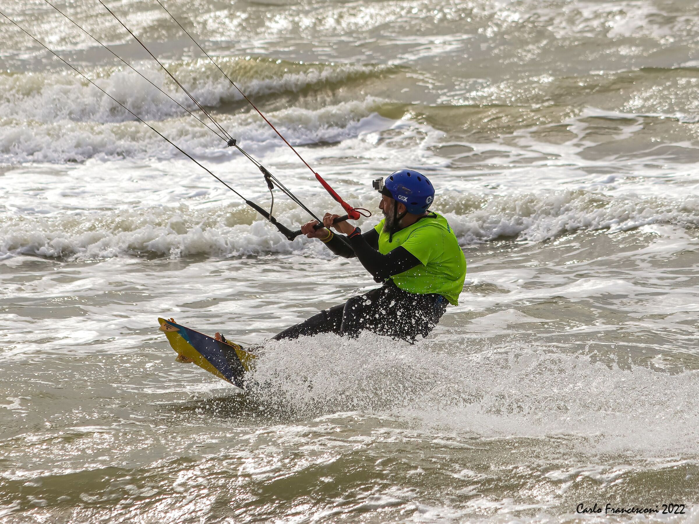 Kite Surfing...