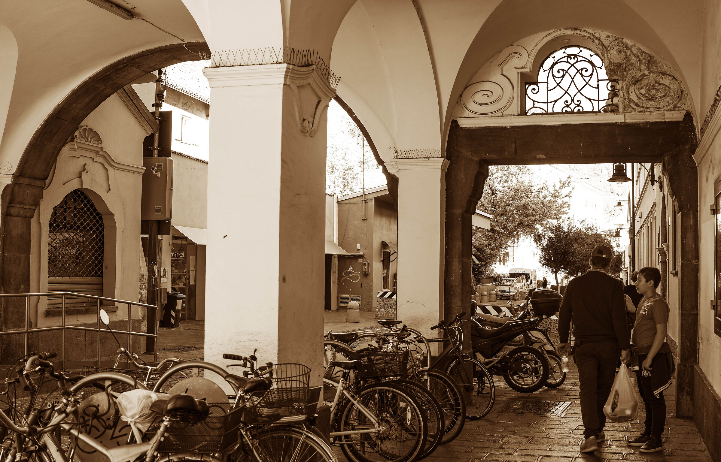 Arch of Piazza Municipio...