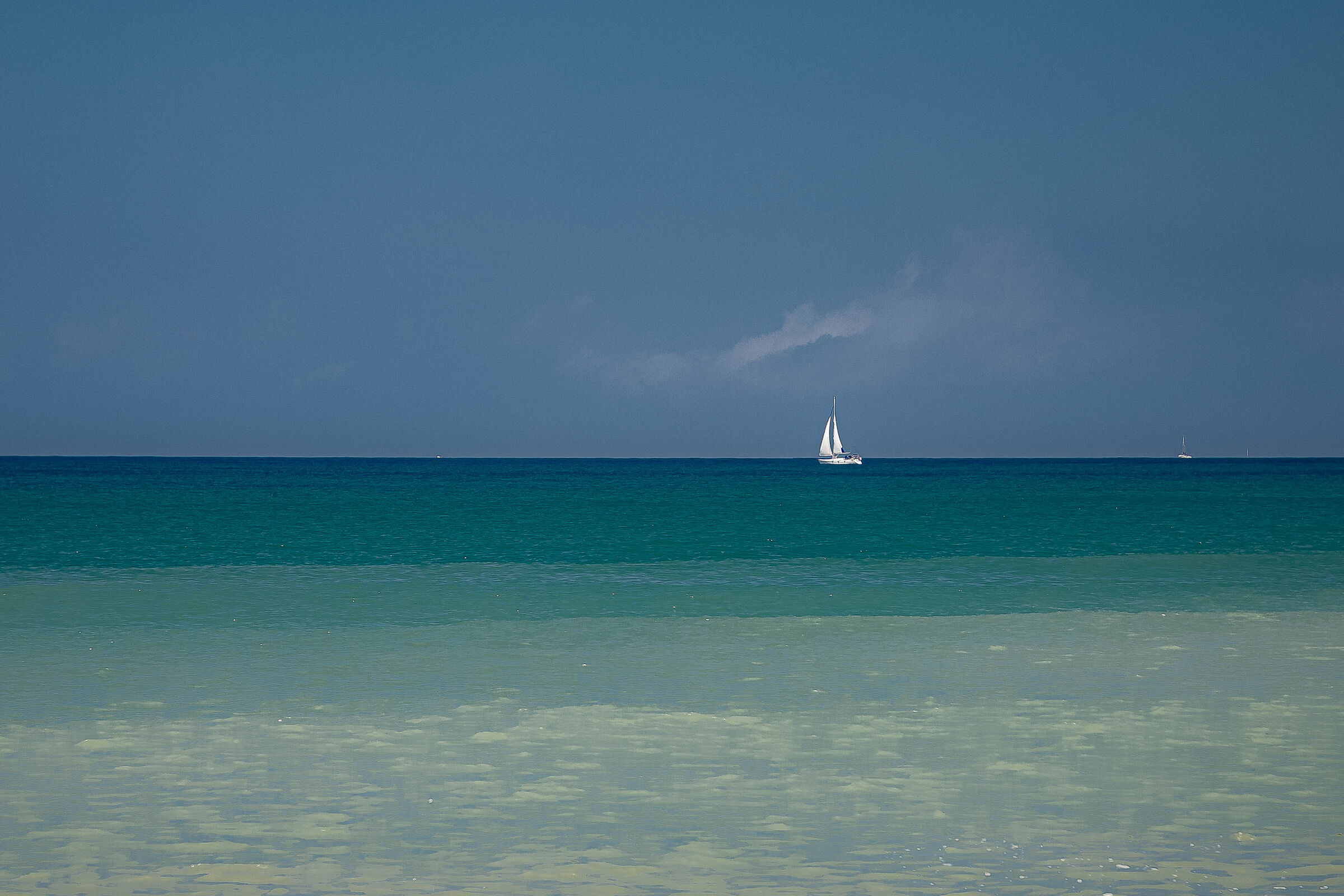 Sailing in the blue...