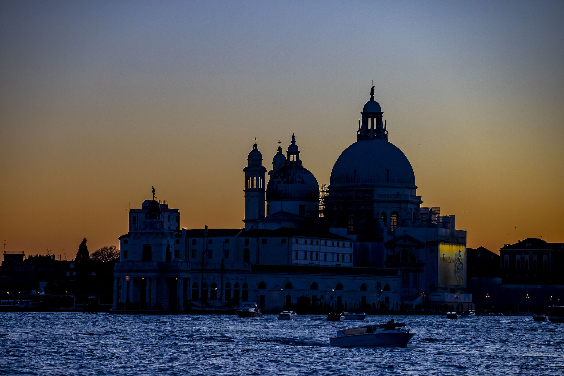 Venice, winter sunset...