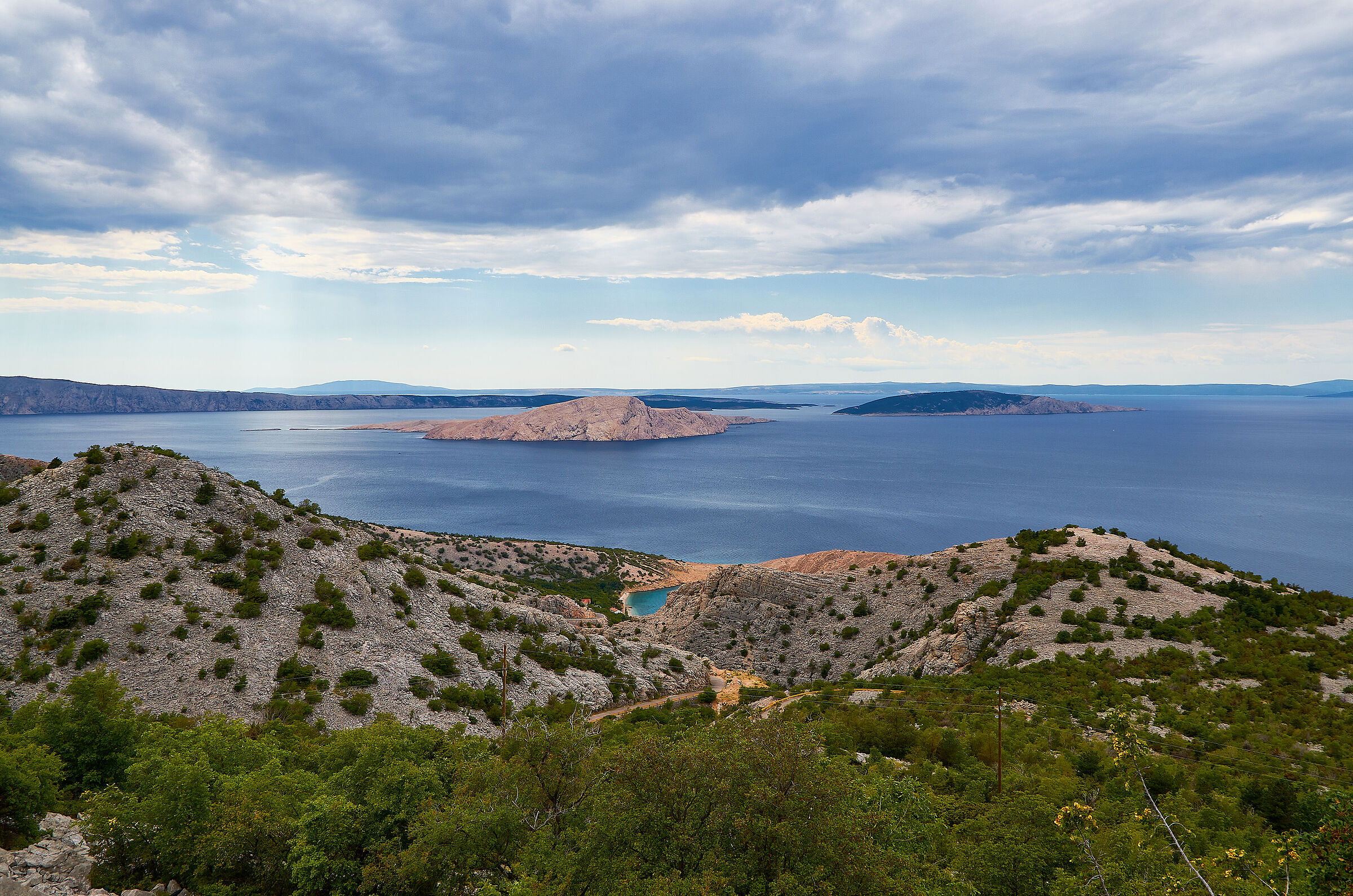 Dalmatian coast and Kvarner islands...