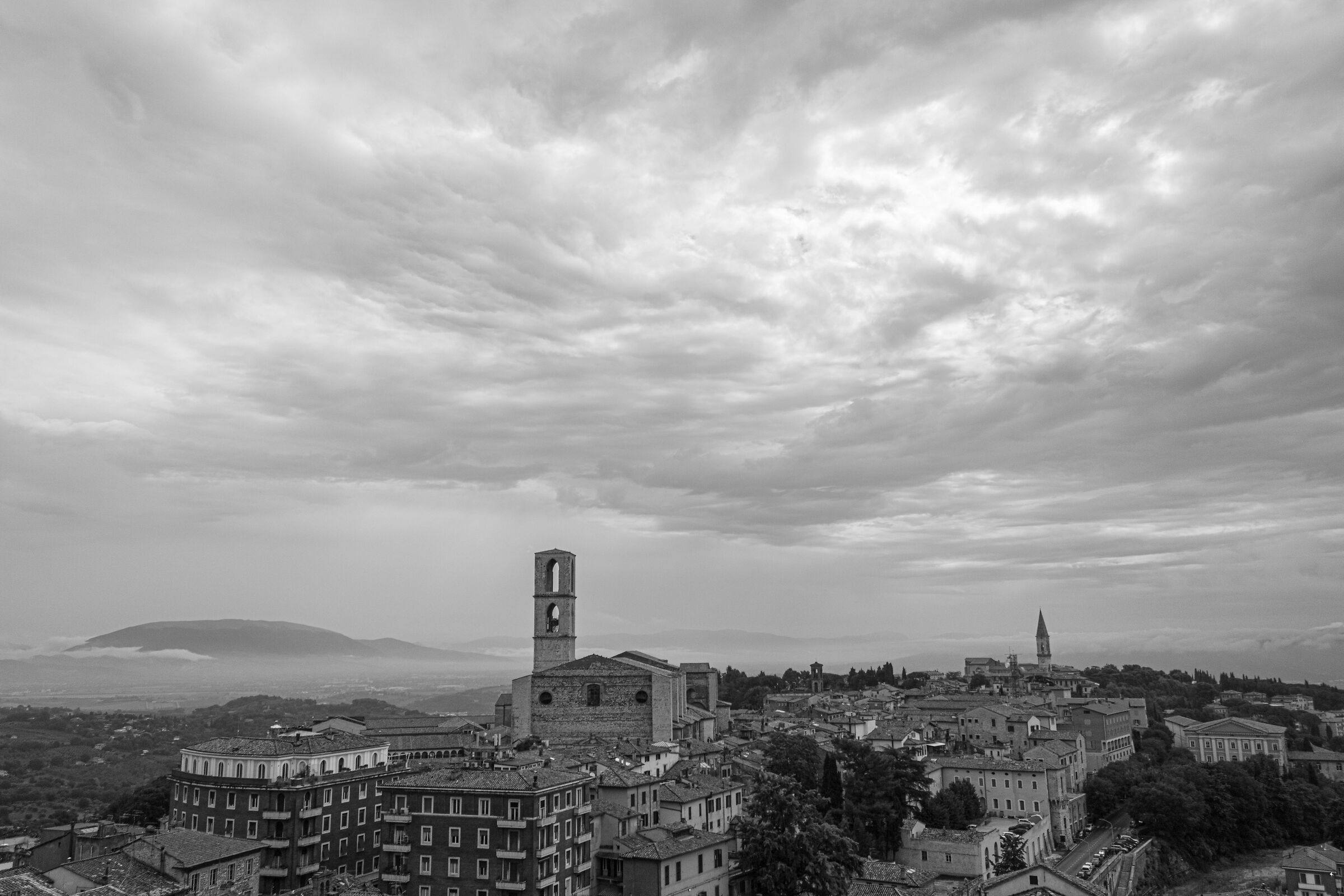 The sky of Orvieto...