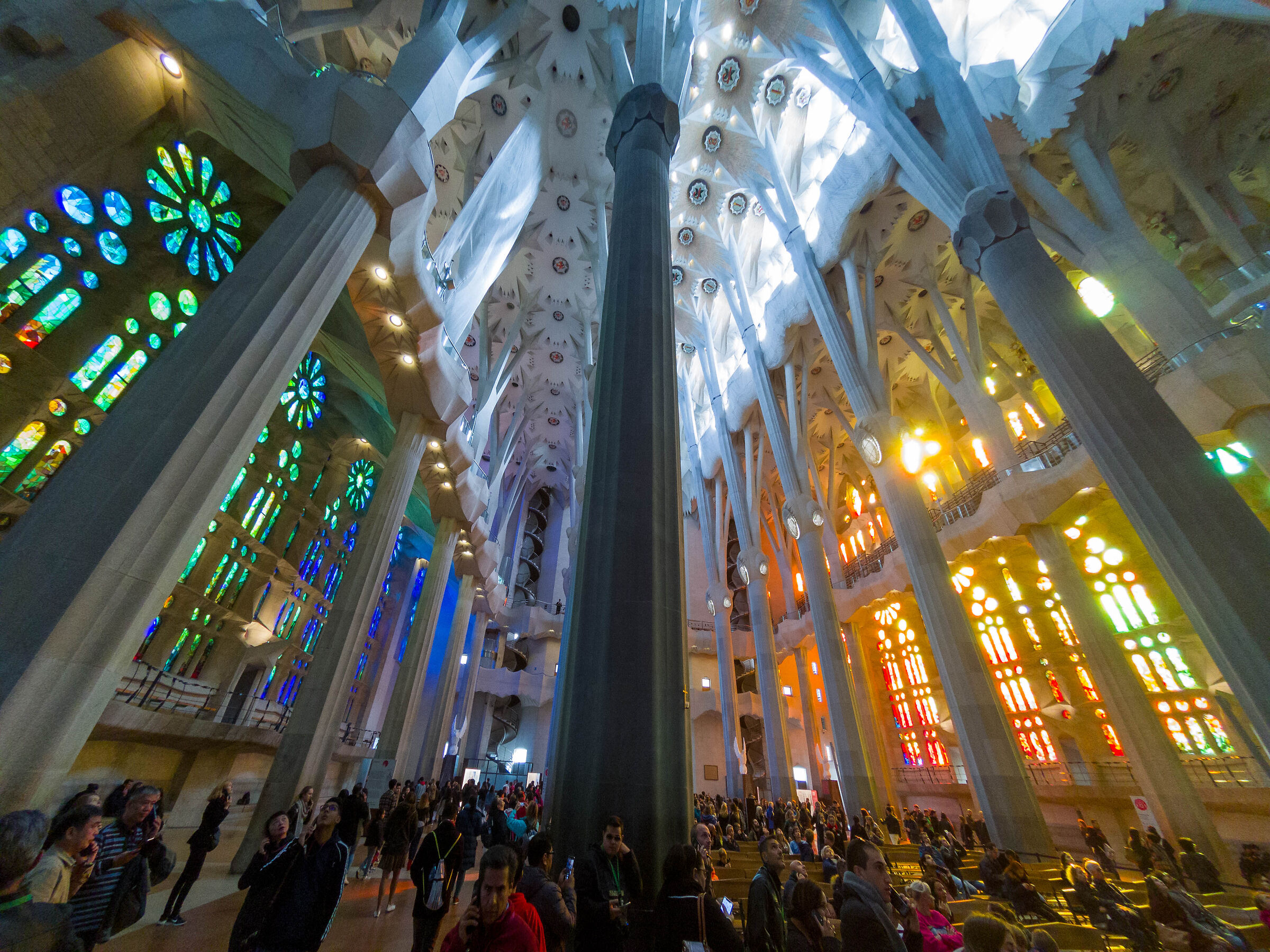 Sagrada Familia - Central Interior...