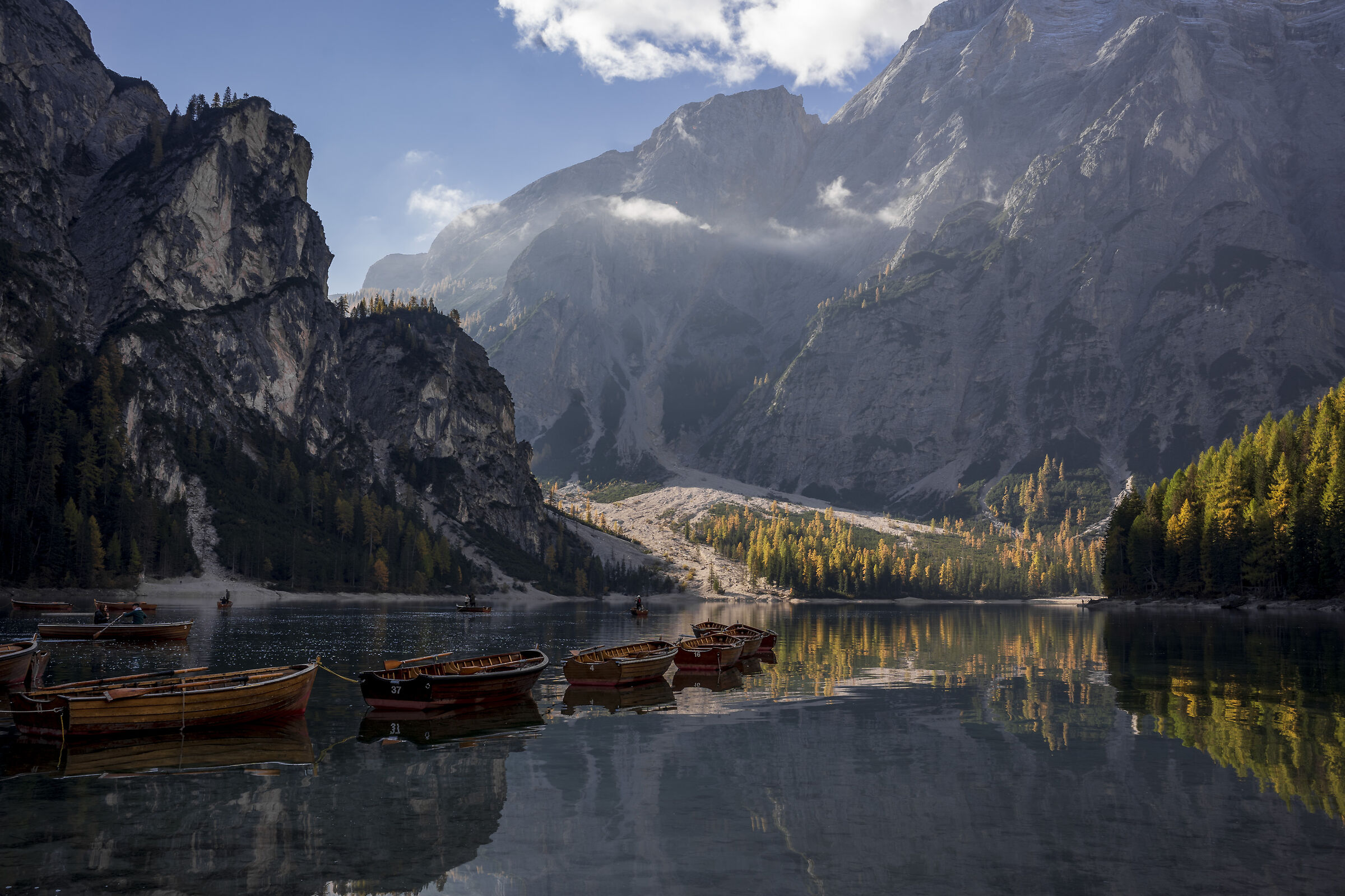 The first impact with Lake Braies...