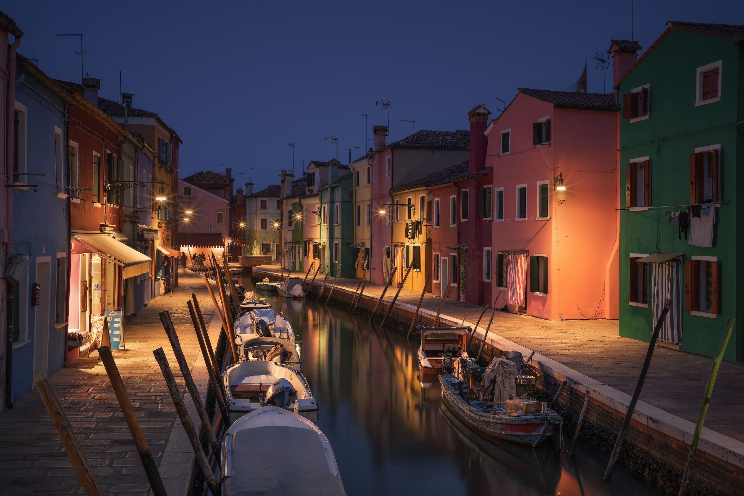 Burano during blue hour...