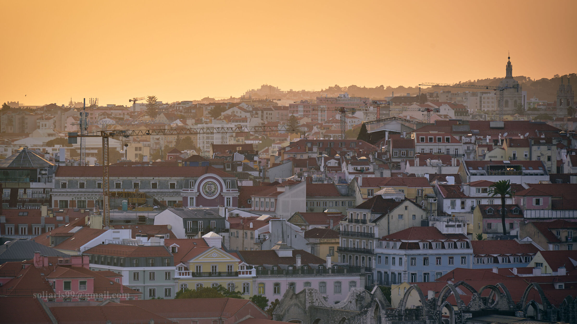 Lisbon at sunset...