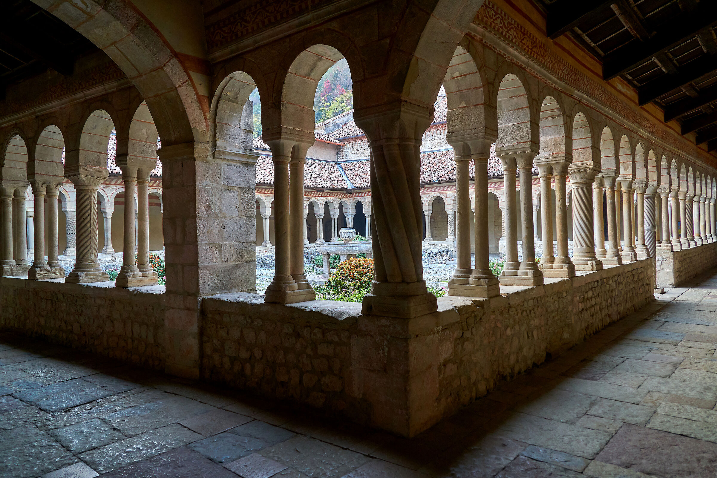 Cloister of the Abbey of Follina...