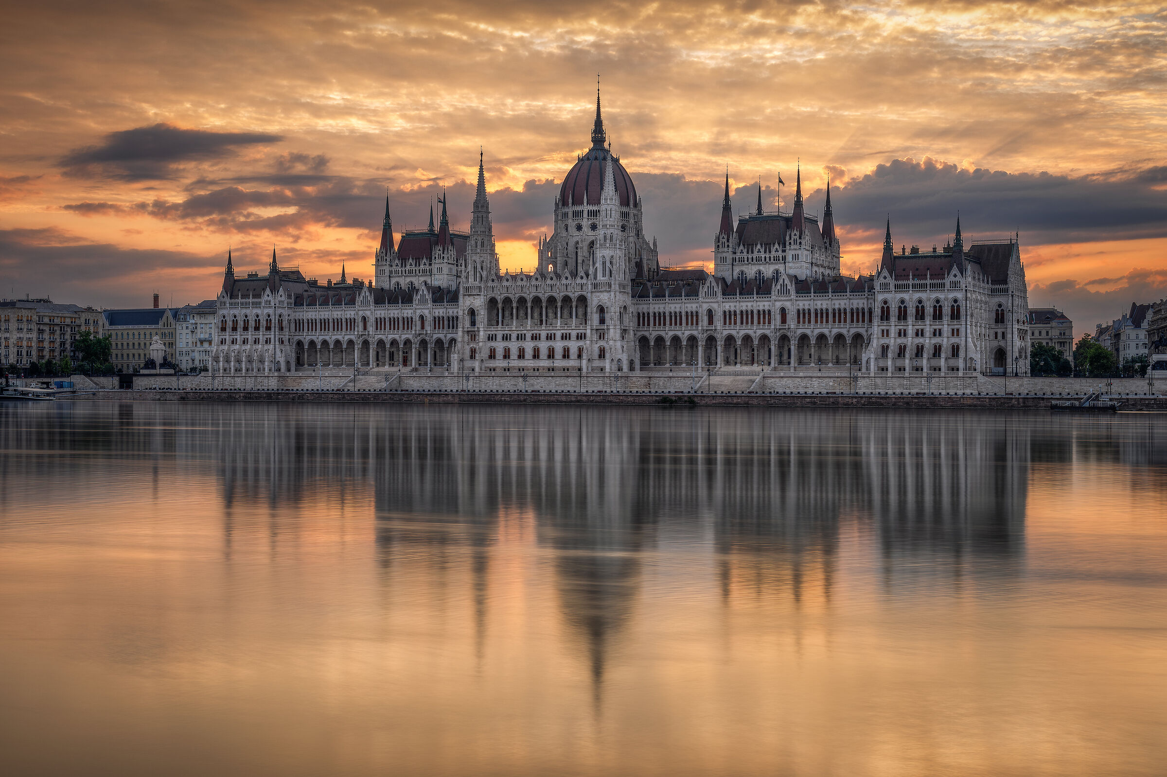 Sunrise in Budapest...