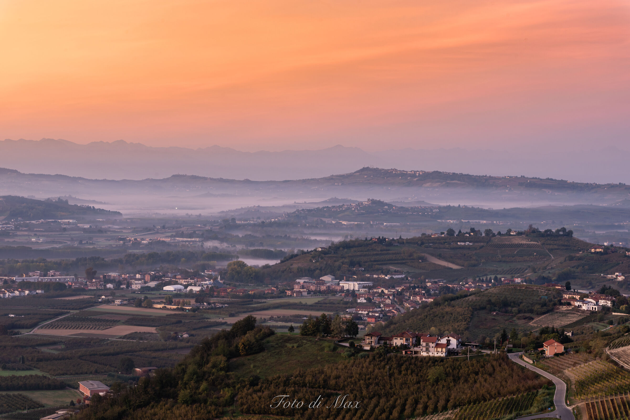 the Langhe from Roero...