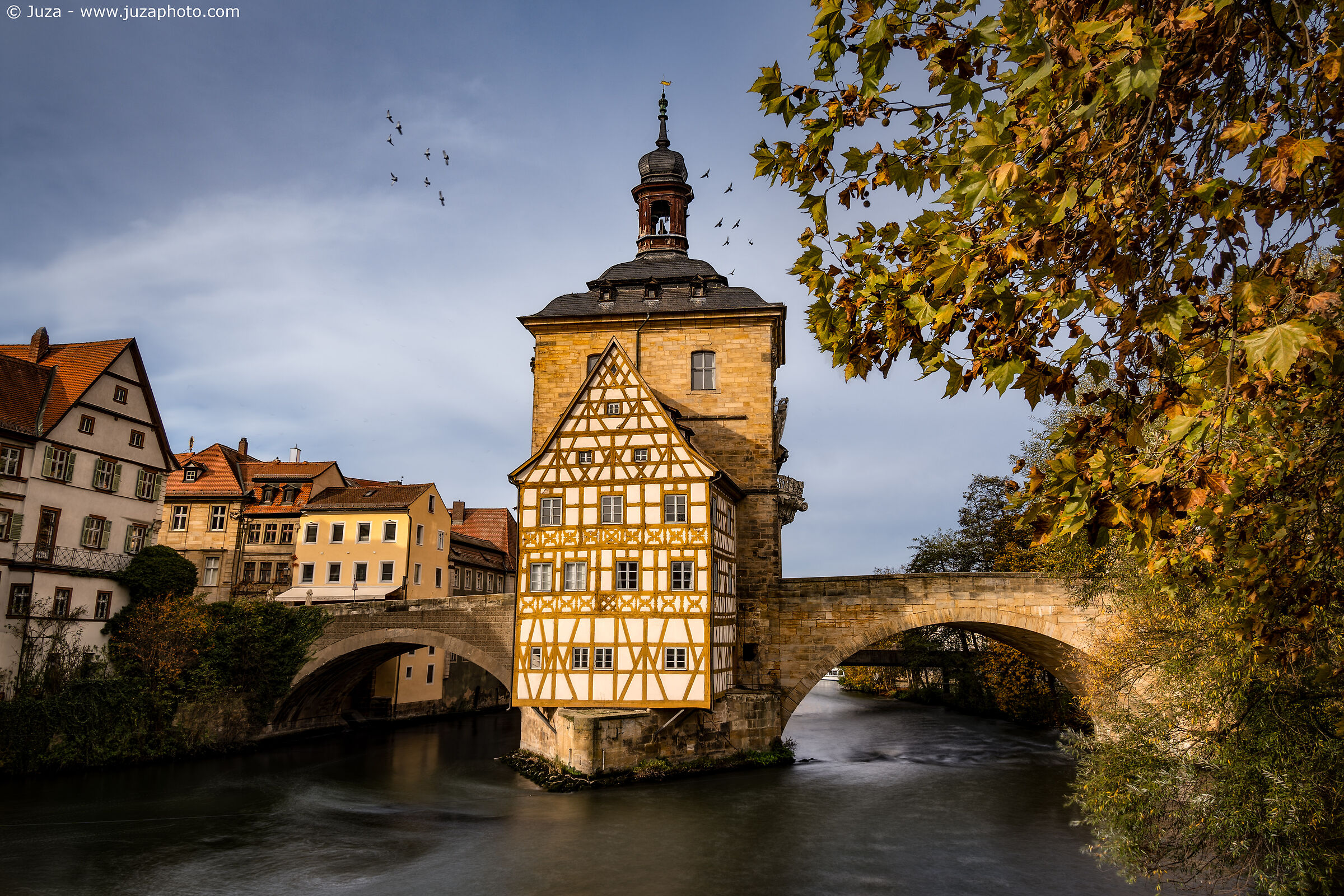 Bamberg, il municipio sul fiume...
