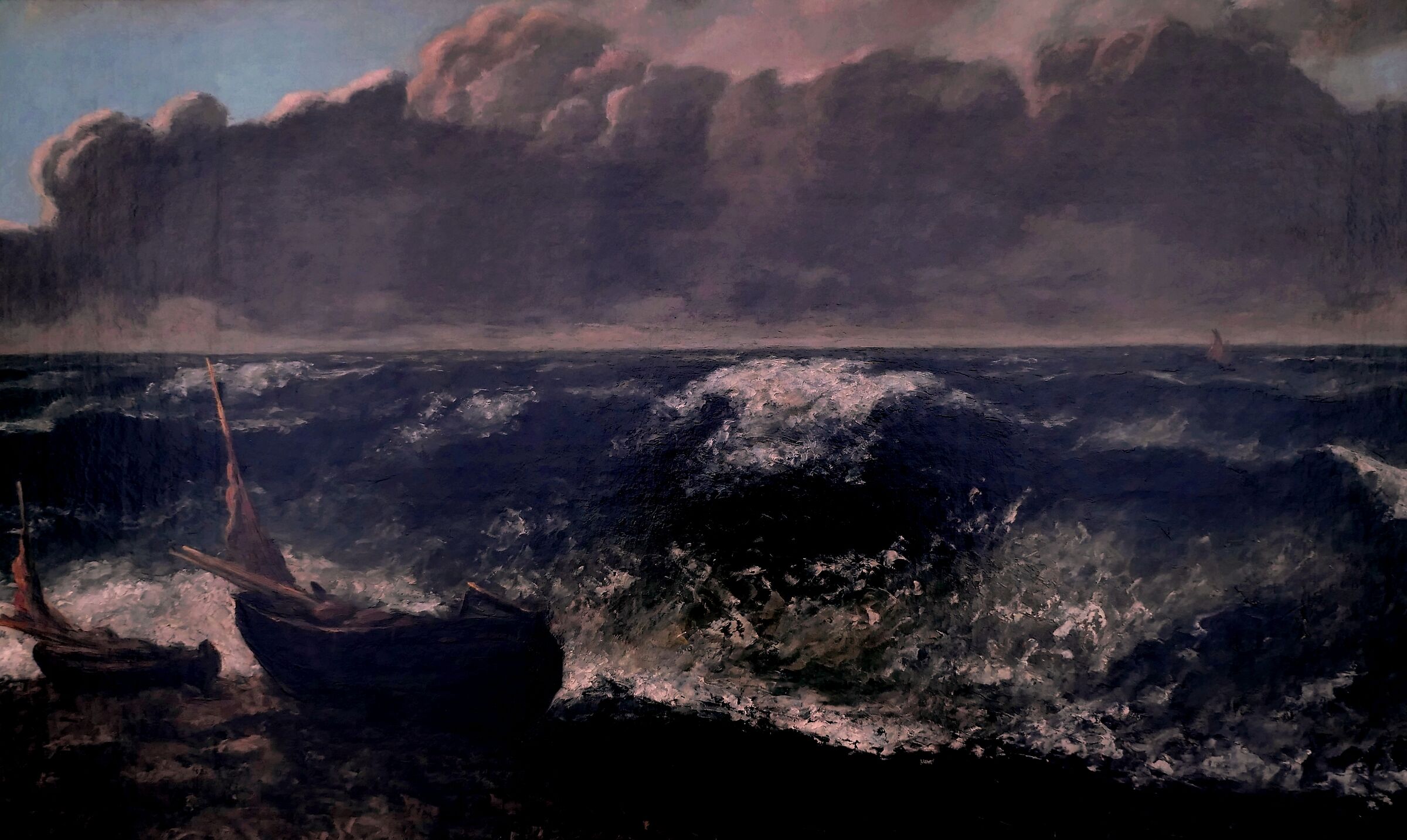 Gustave Courbet "L'onda" (1869)...