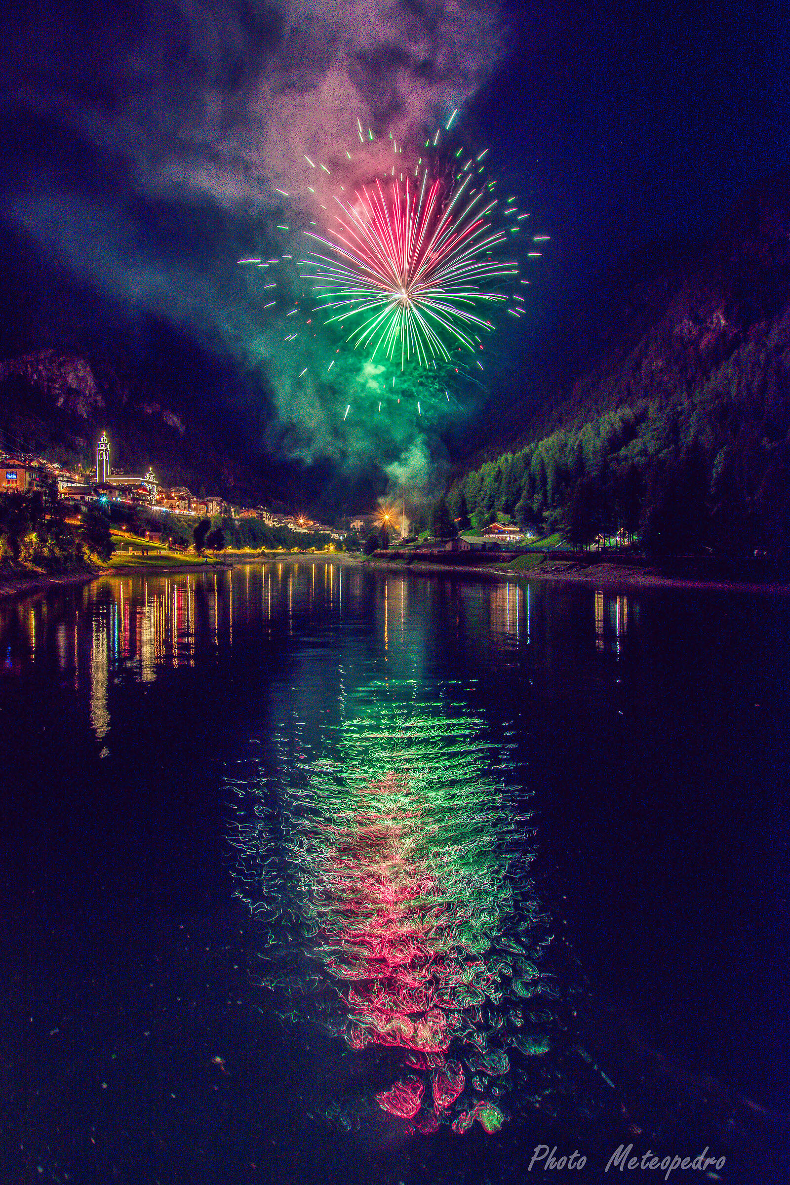 fireworks display...
