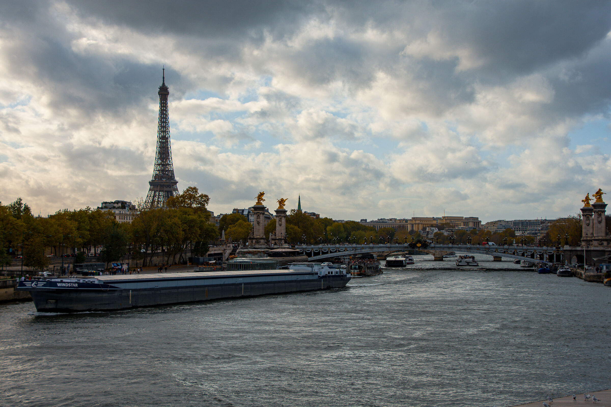 The Seine on a November day ...