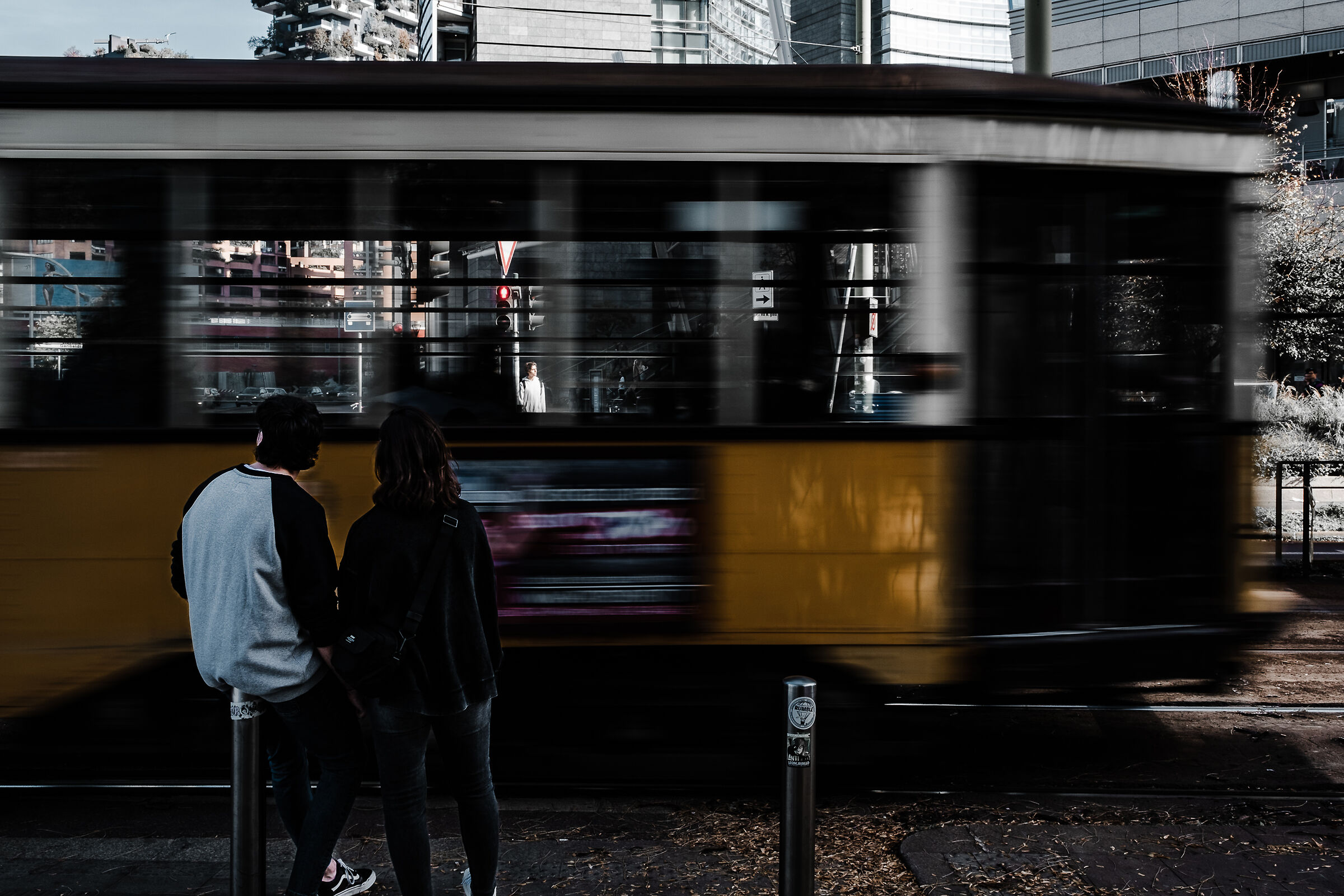 Street a Milano - Il tram...