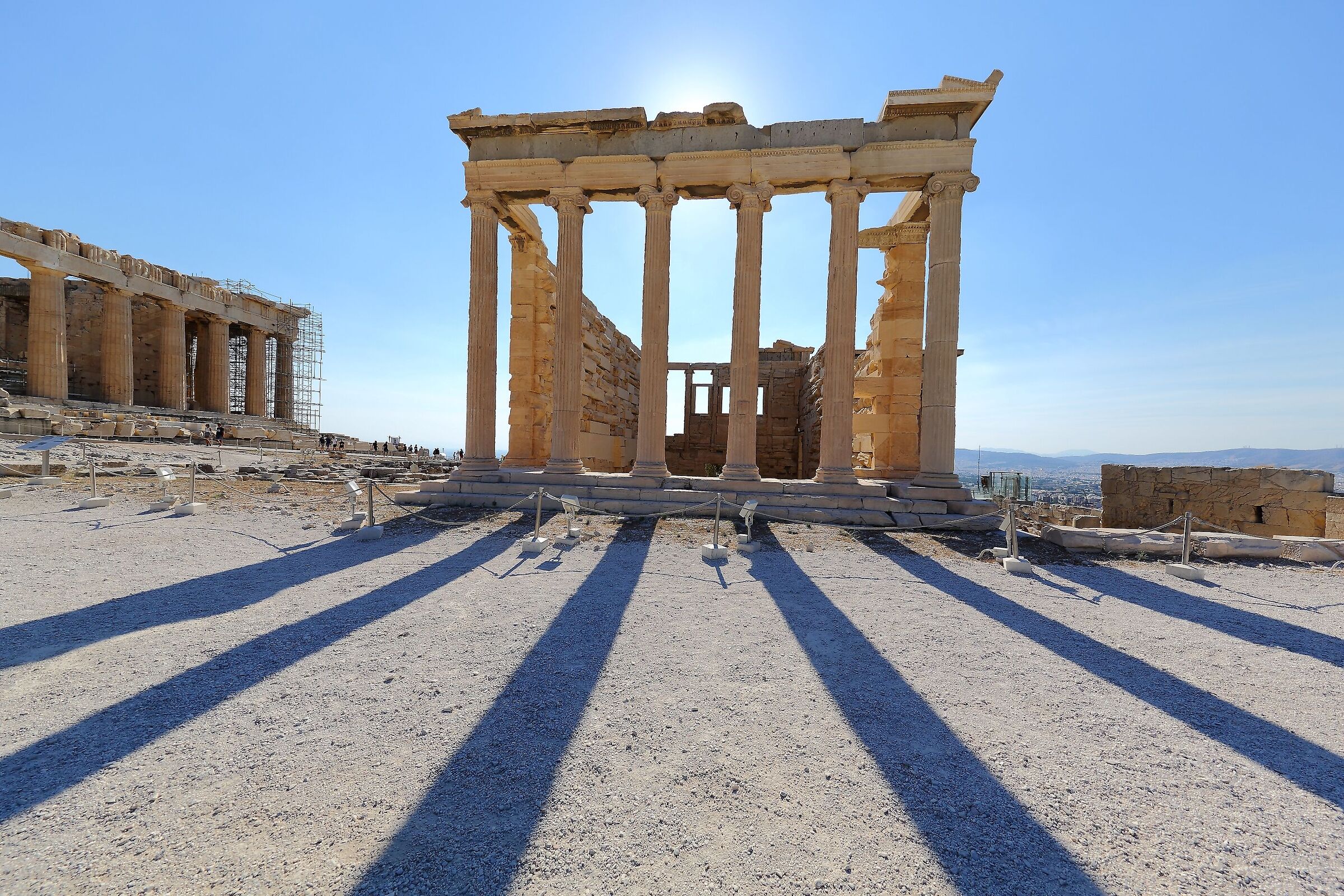 In the shadow of the Erechtheion...