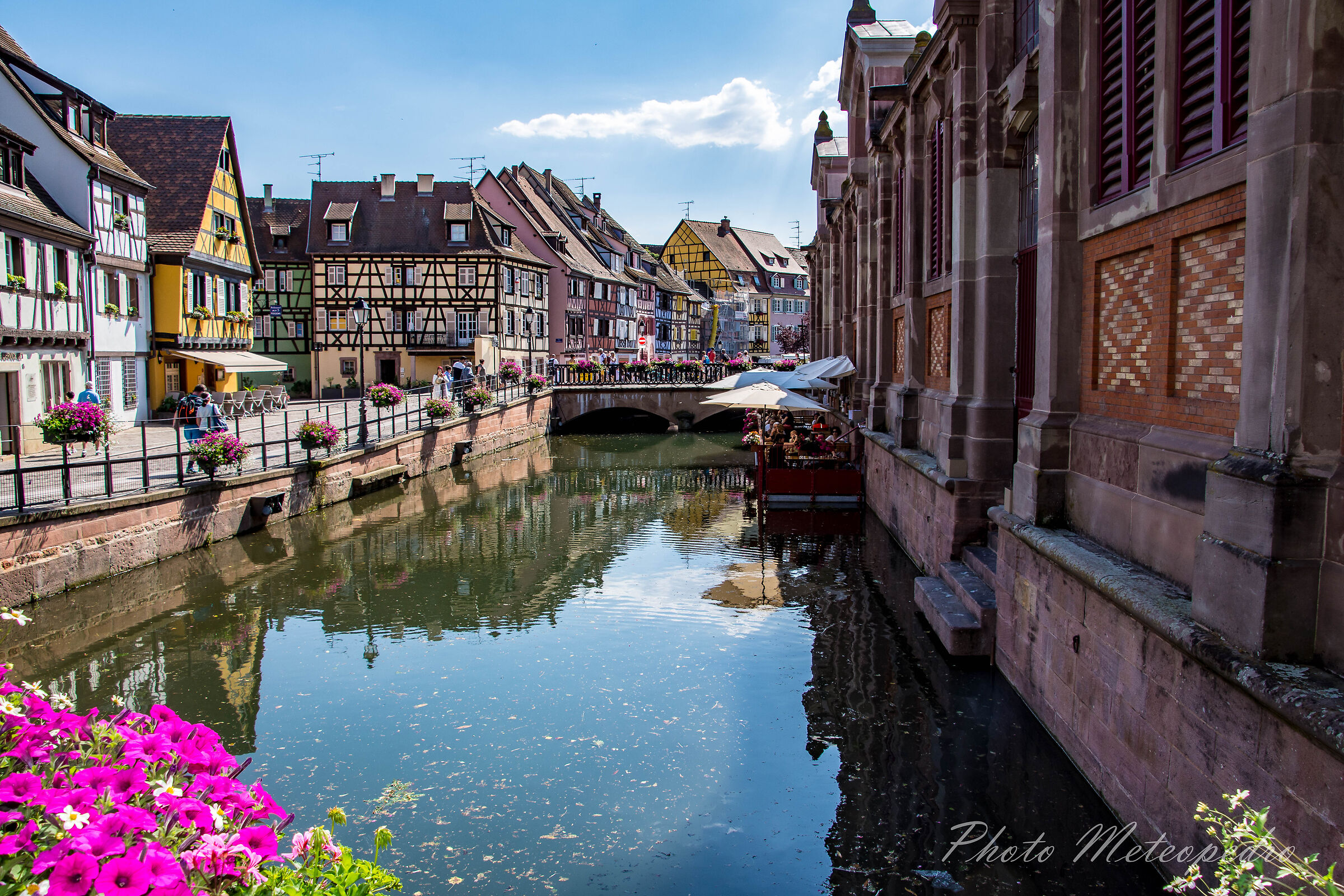 Typical houses in Colmar (Alsace)...