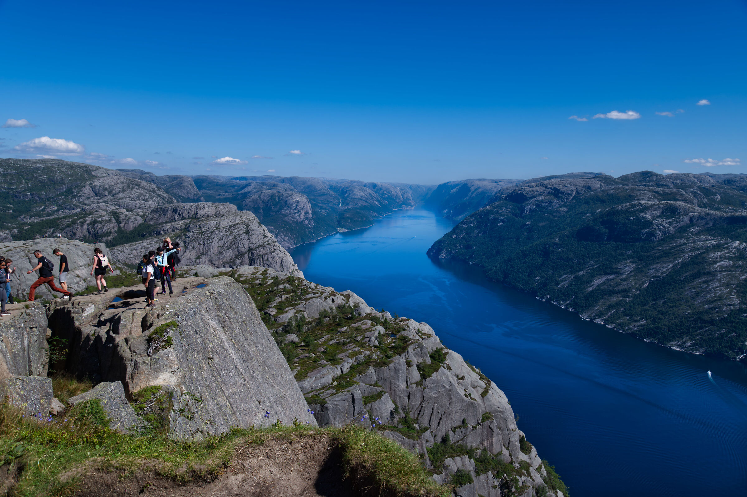 Overlooking the fjord...