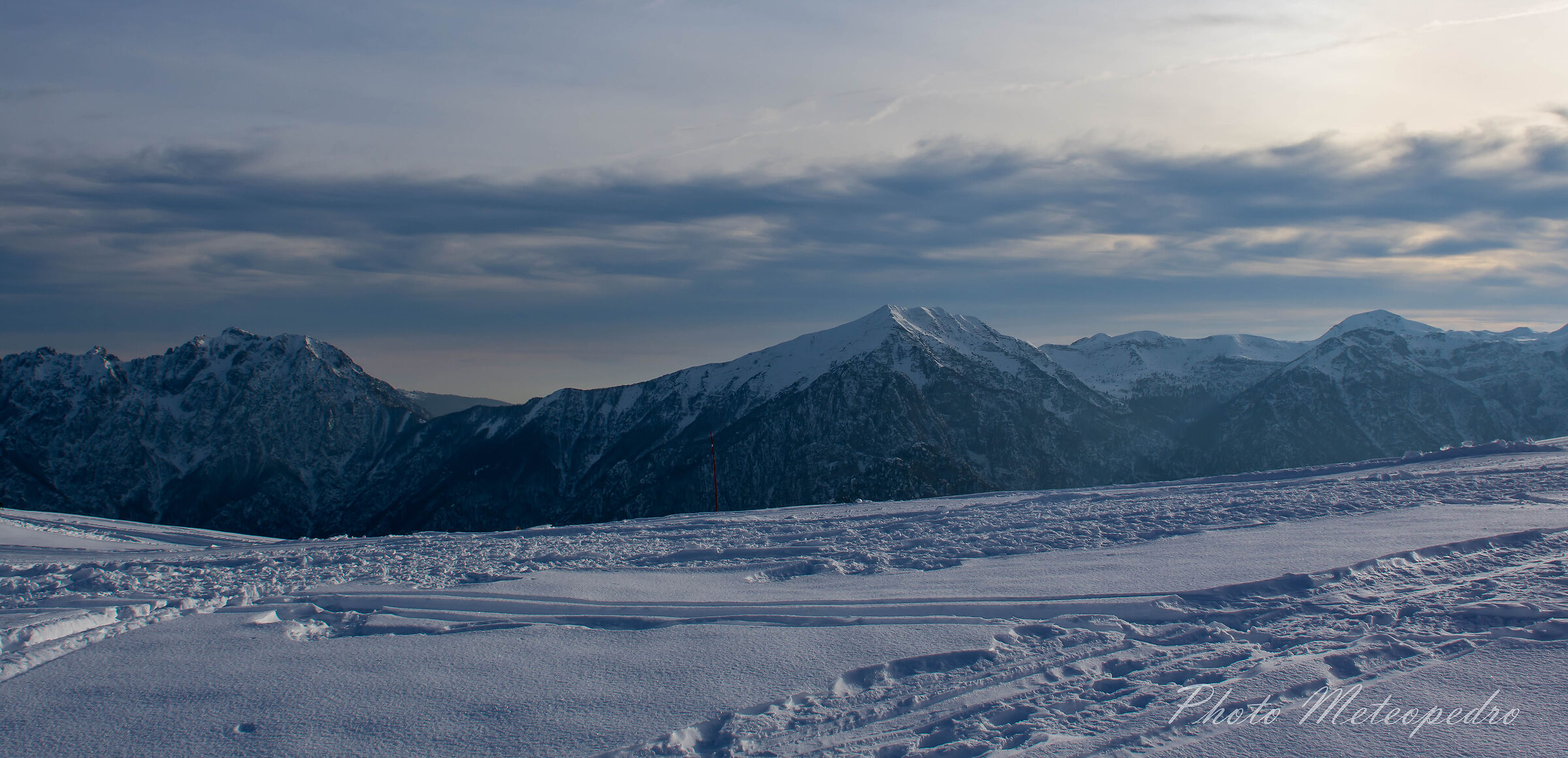 Winter overview, from the San Marco pass...
