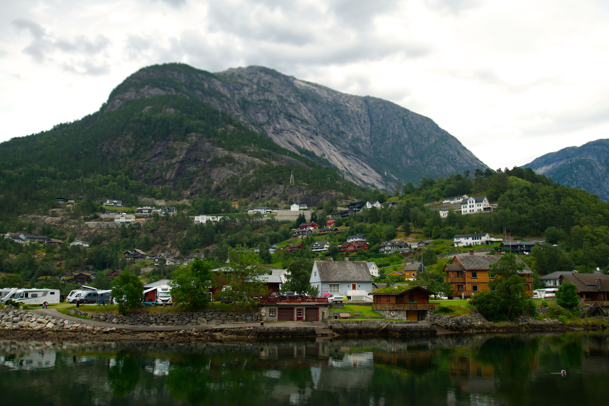 Village on the fjord...