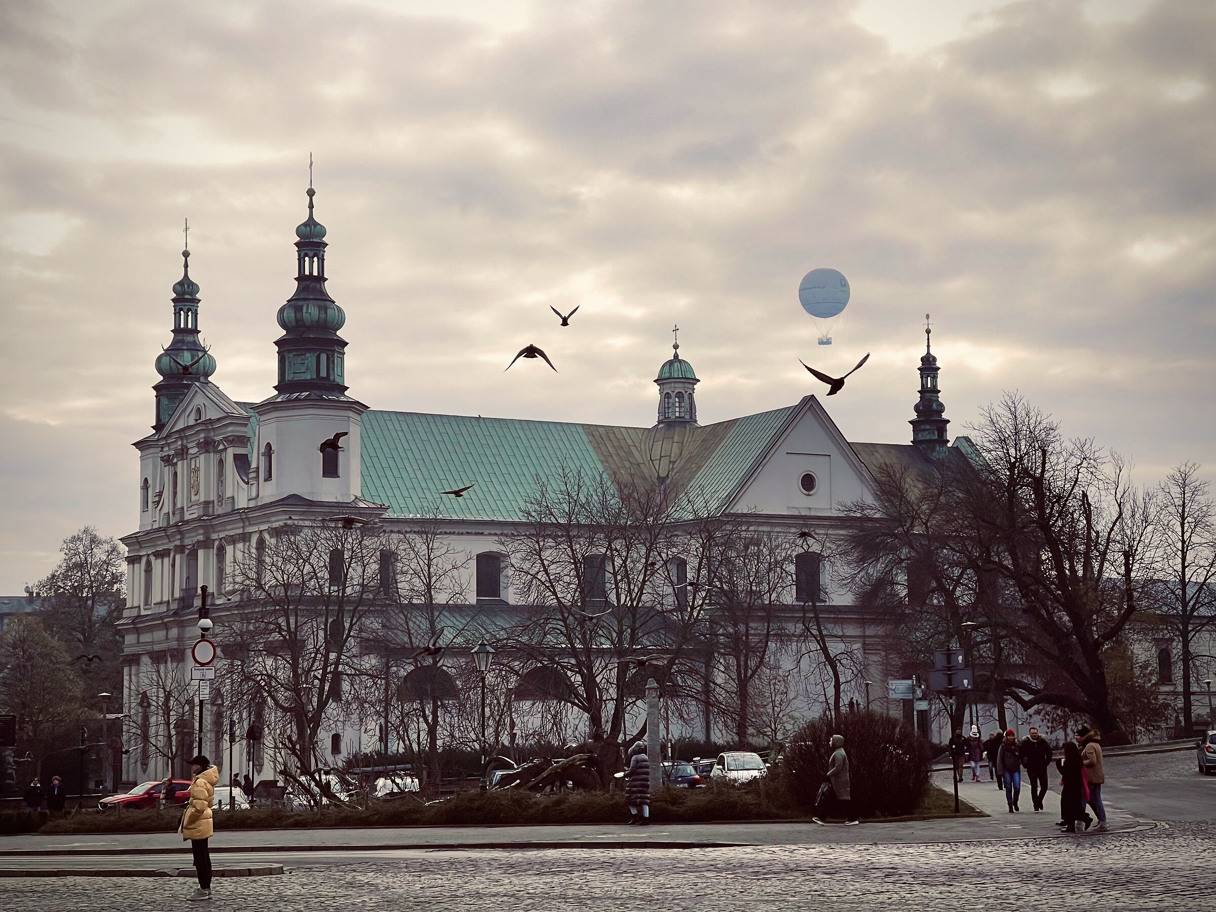 Under the sky of Krakow ...