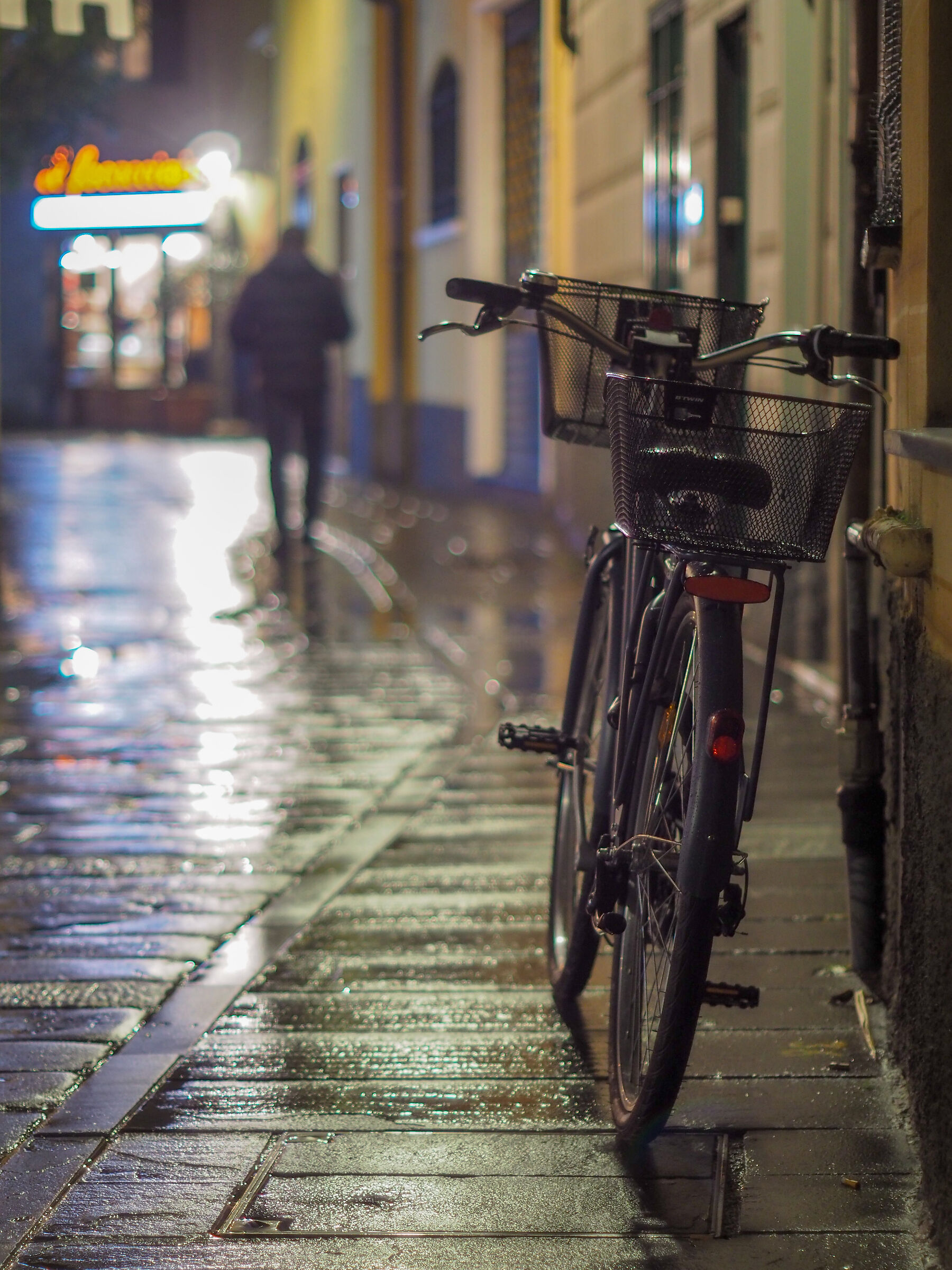 Bikes at night....