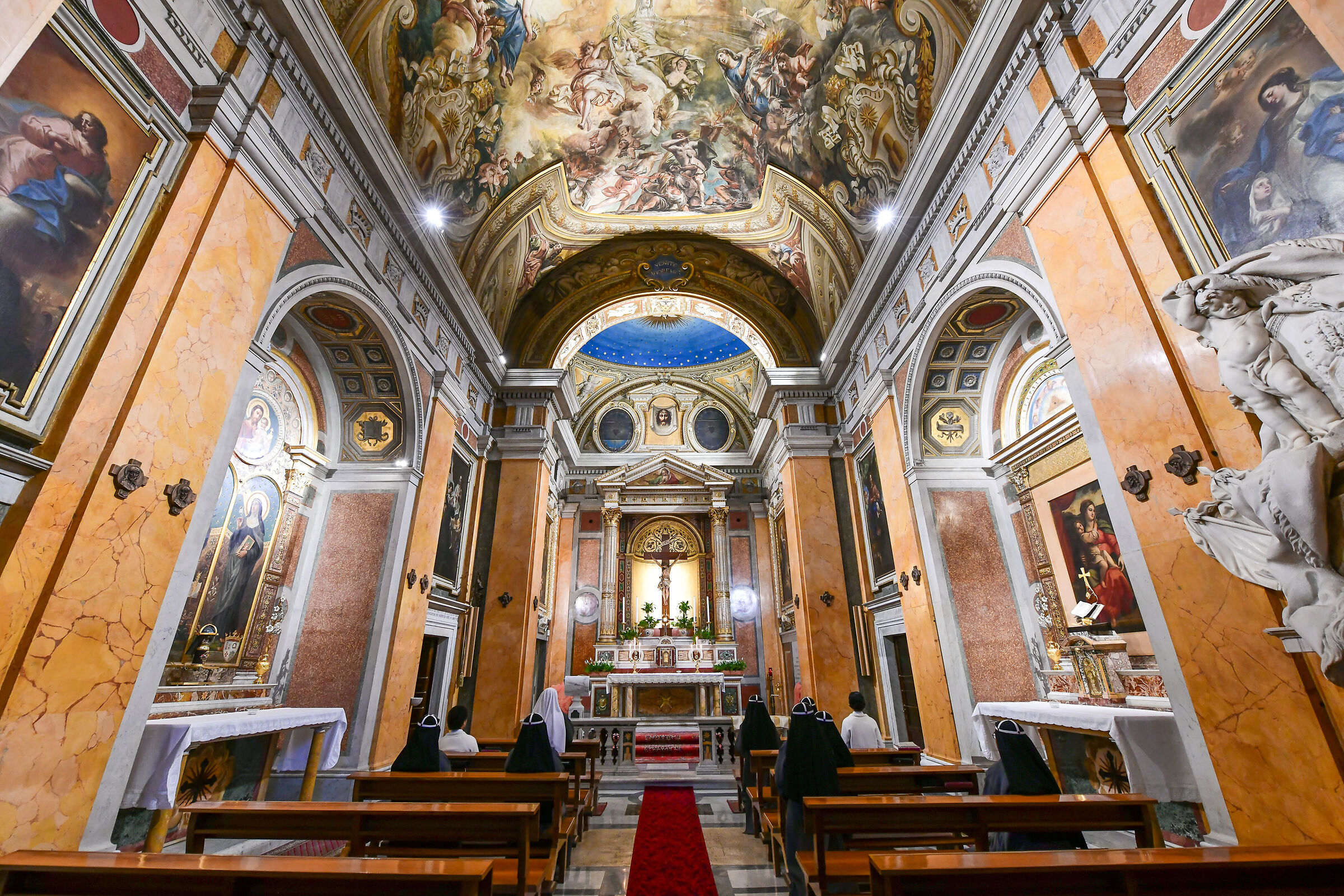 Rome-Church of St. Bridget...