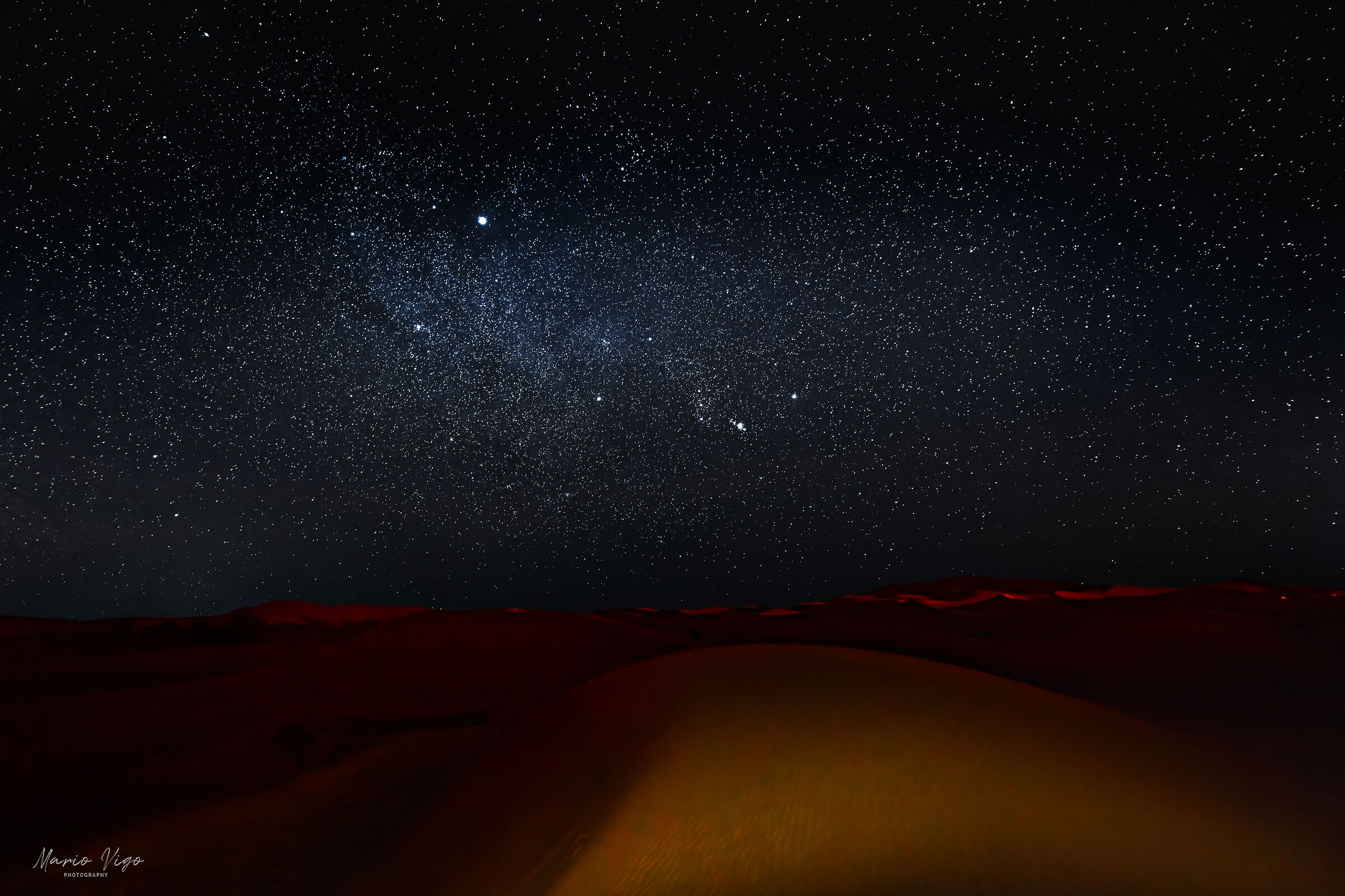La notte del Sahara...