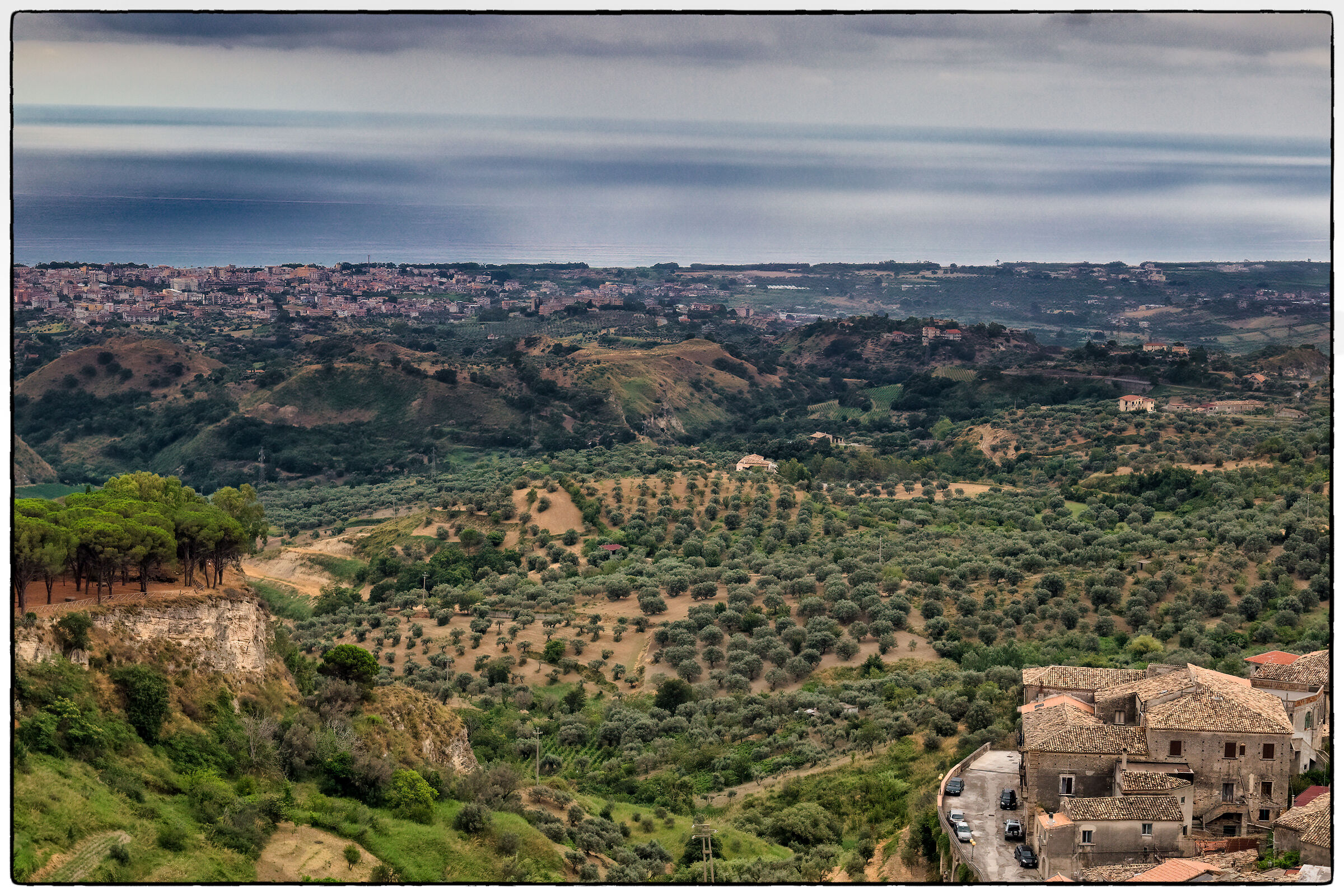 Gerace: looking towards the sea...