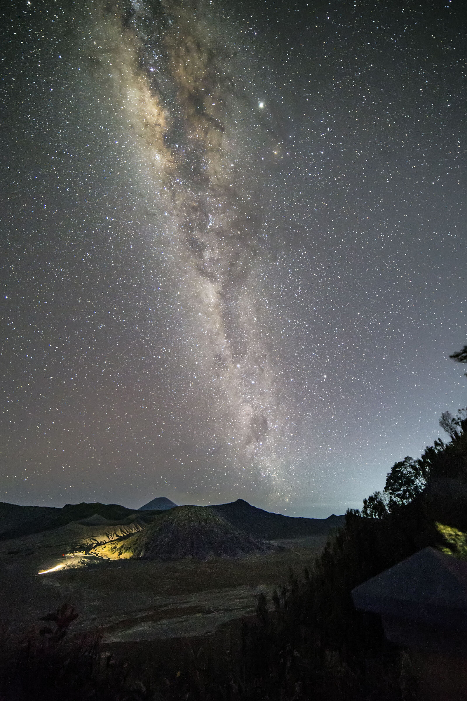 Mount Bromo by night...