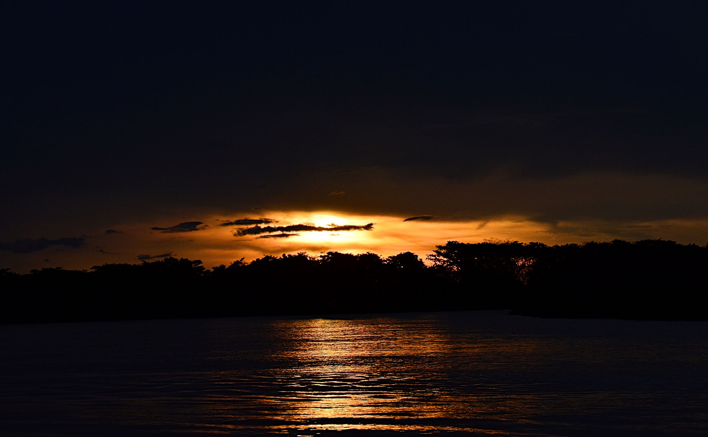 Sunset over the Magdalena River...