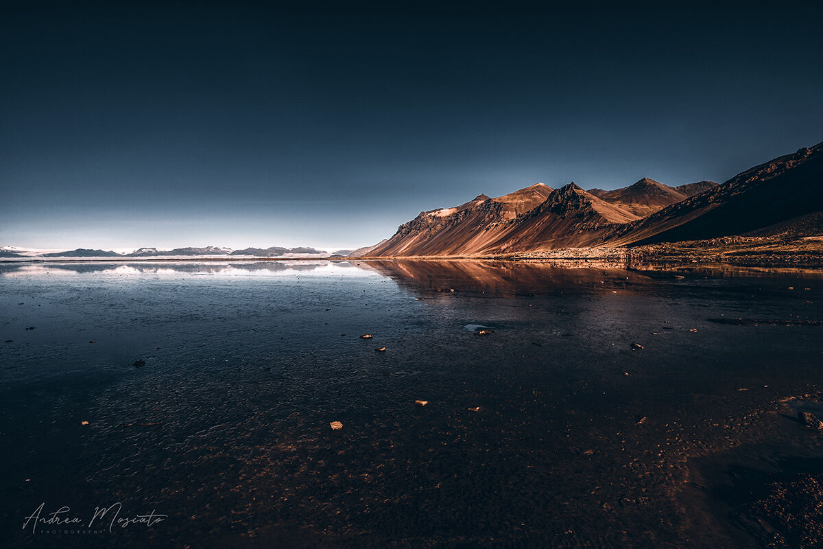 Skarðsfjörður Lagoon (Iceland)...