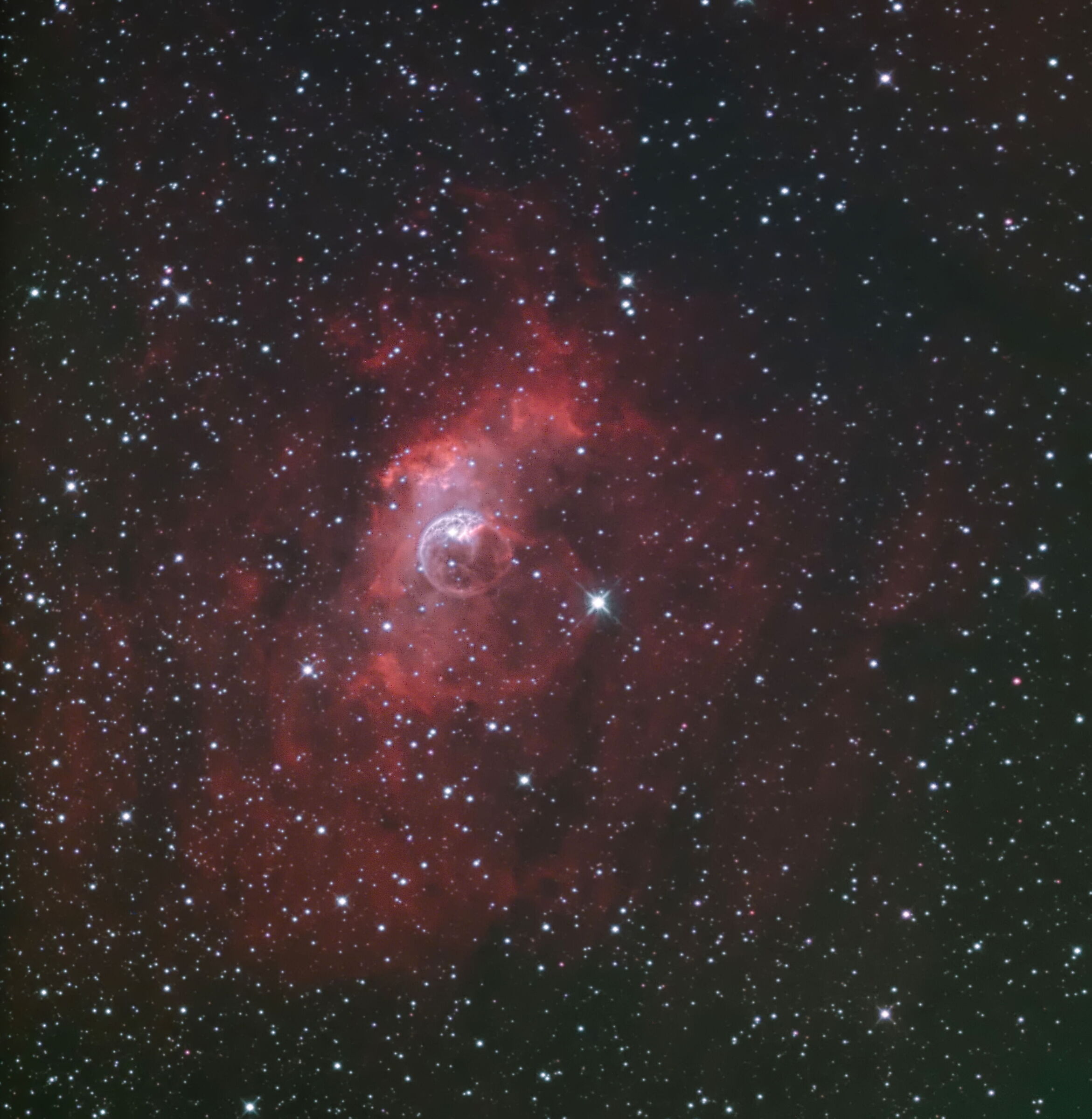 NGC 7635 - The Bubble Nebula (rgb)...