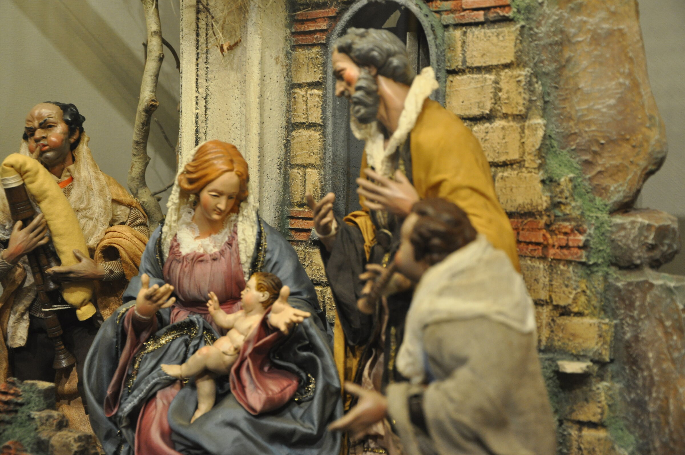 Handmade nativity scenes...
