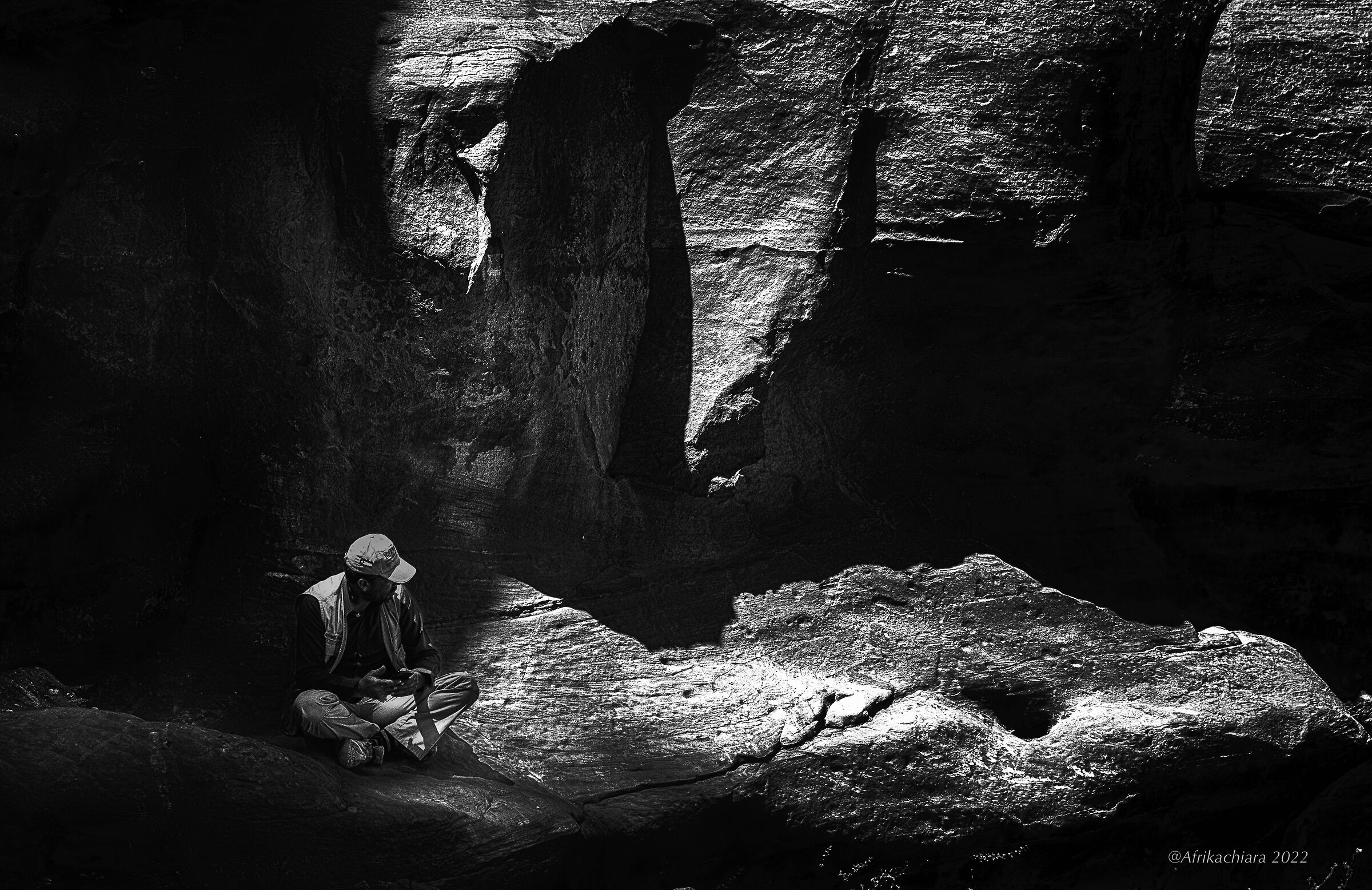 The solitude of the cave...