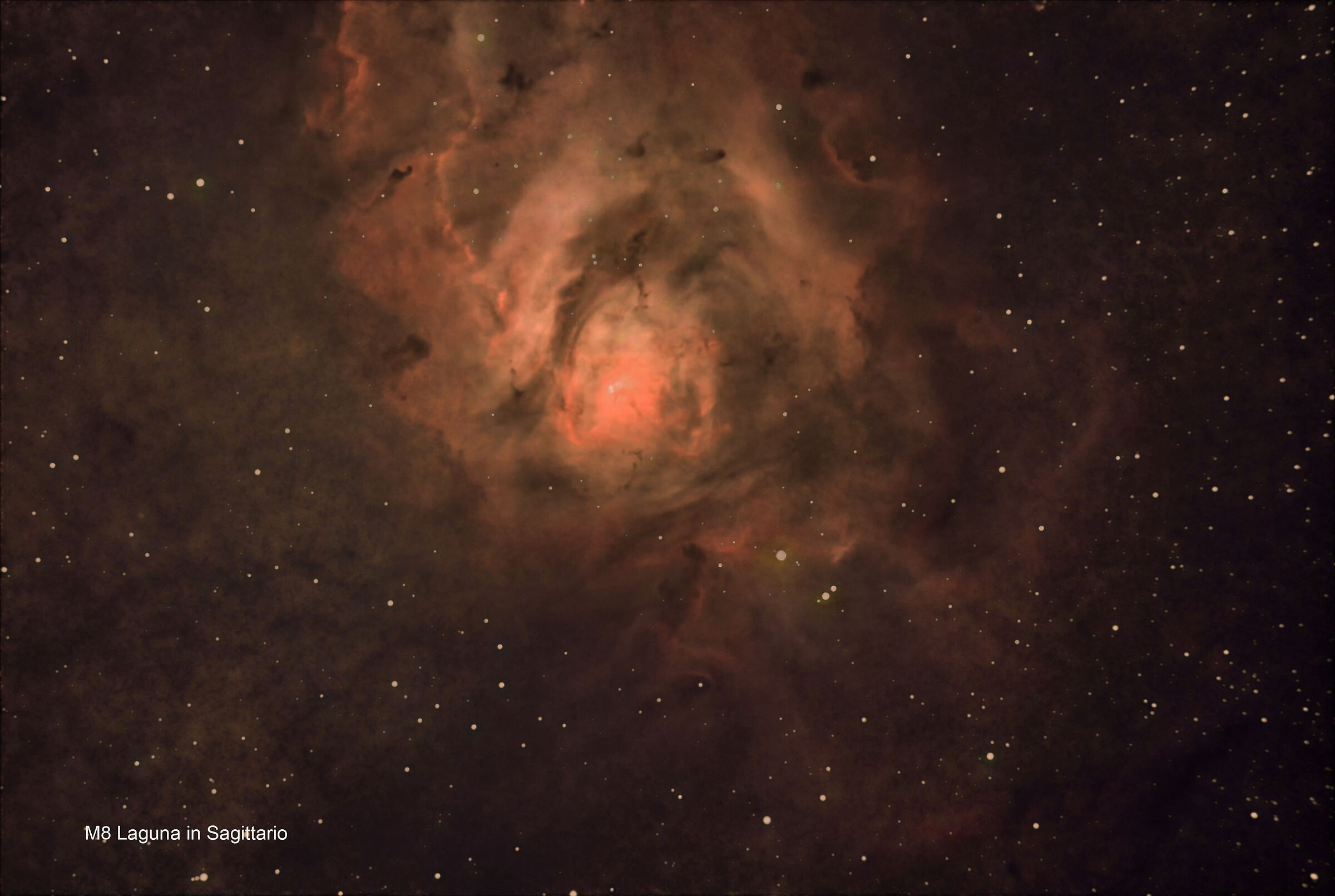 M8 Lagun nebula in Sagittarius...