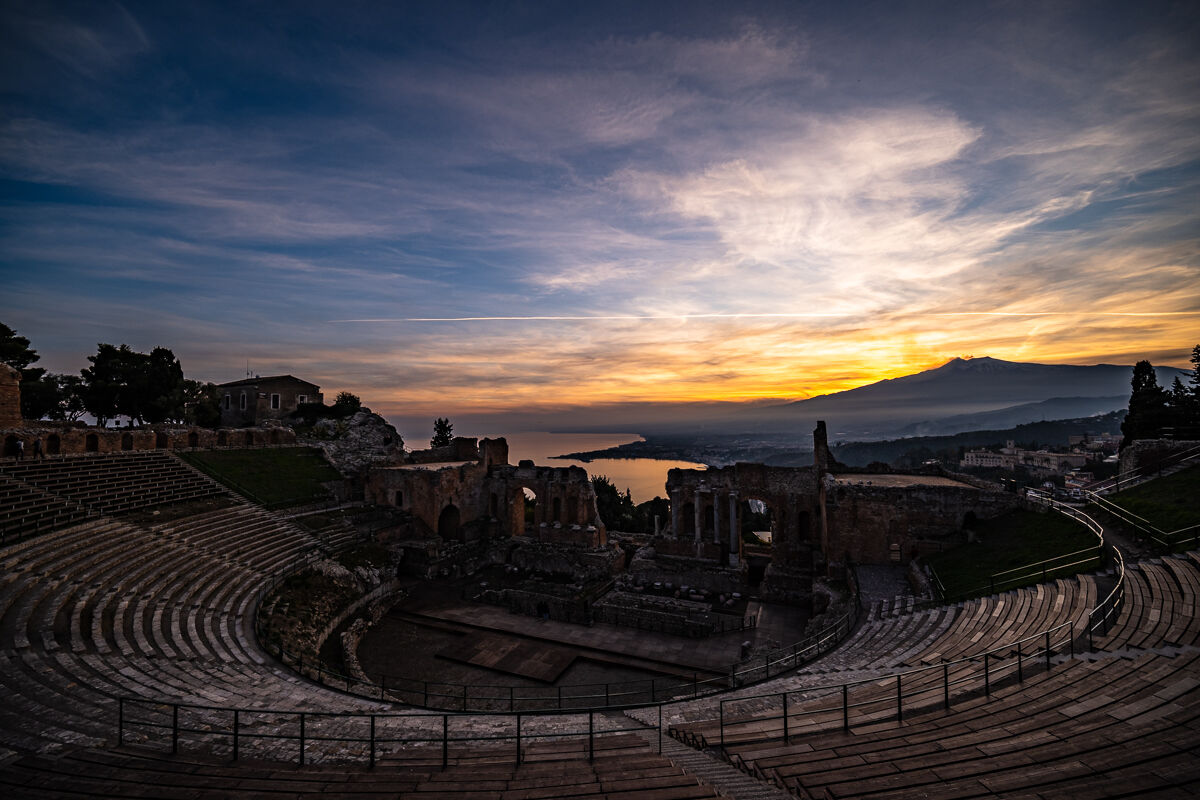 Taormina - Ancient Theatre and Etna...