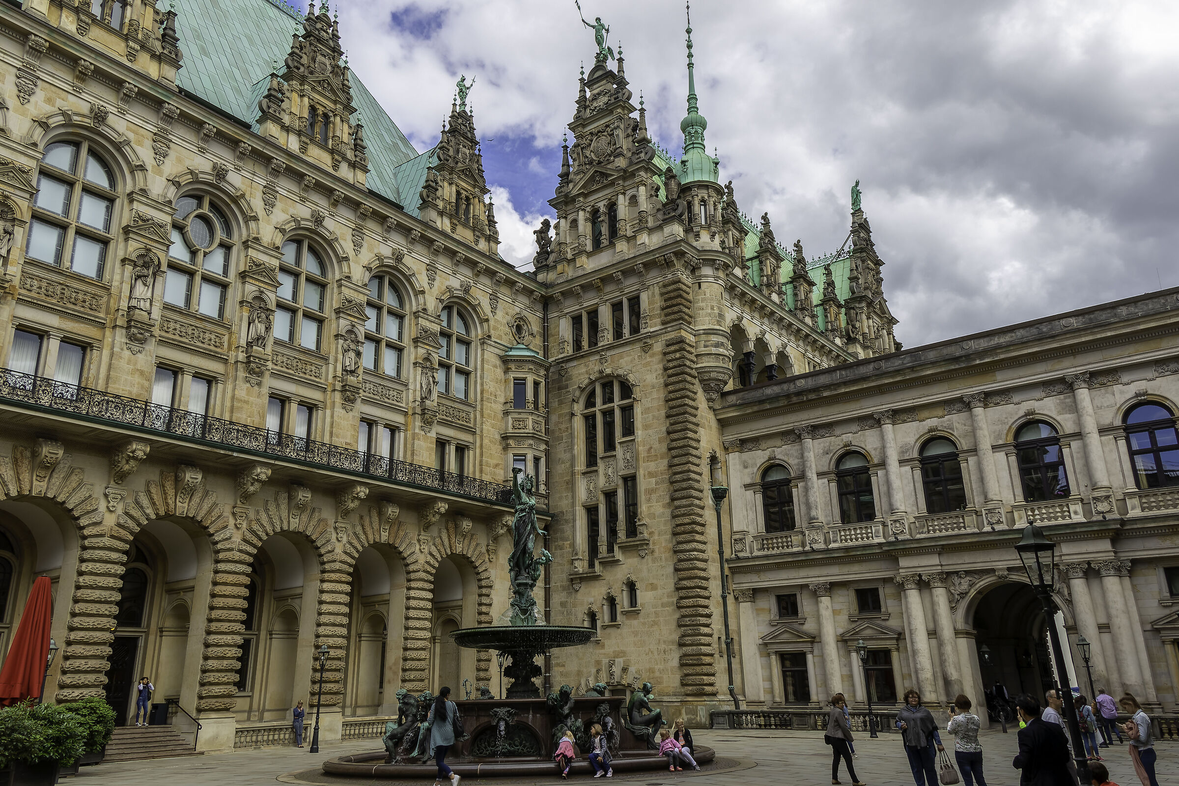 Hamburg - city hall, Germany...