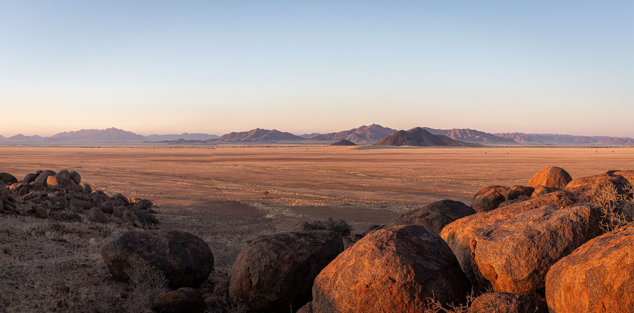 Namib at the last light...