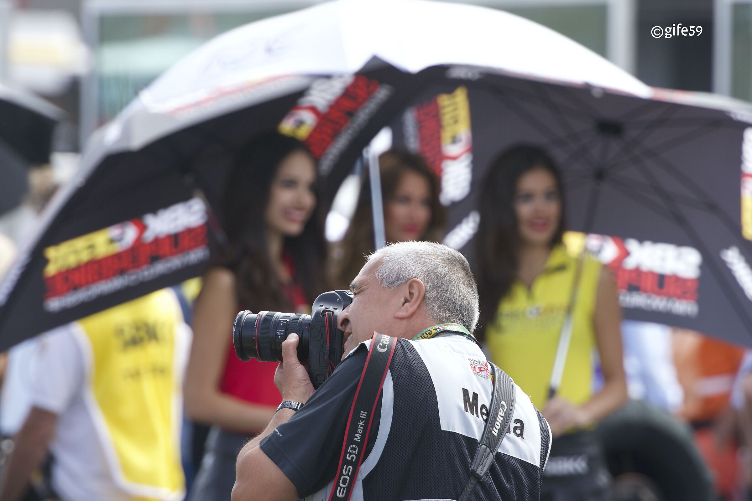 The motorsport photographer...