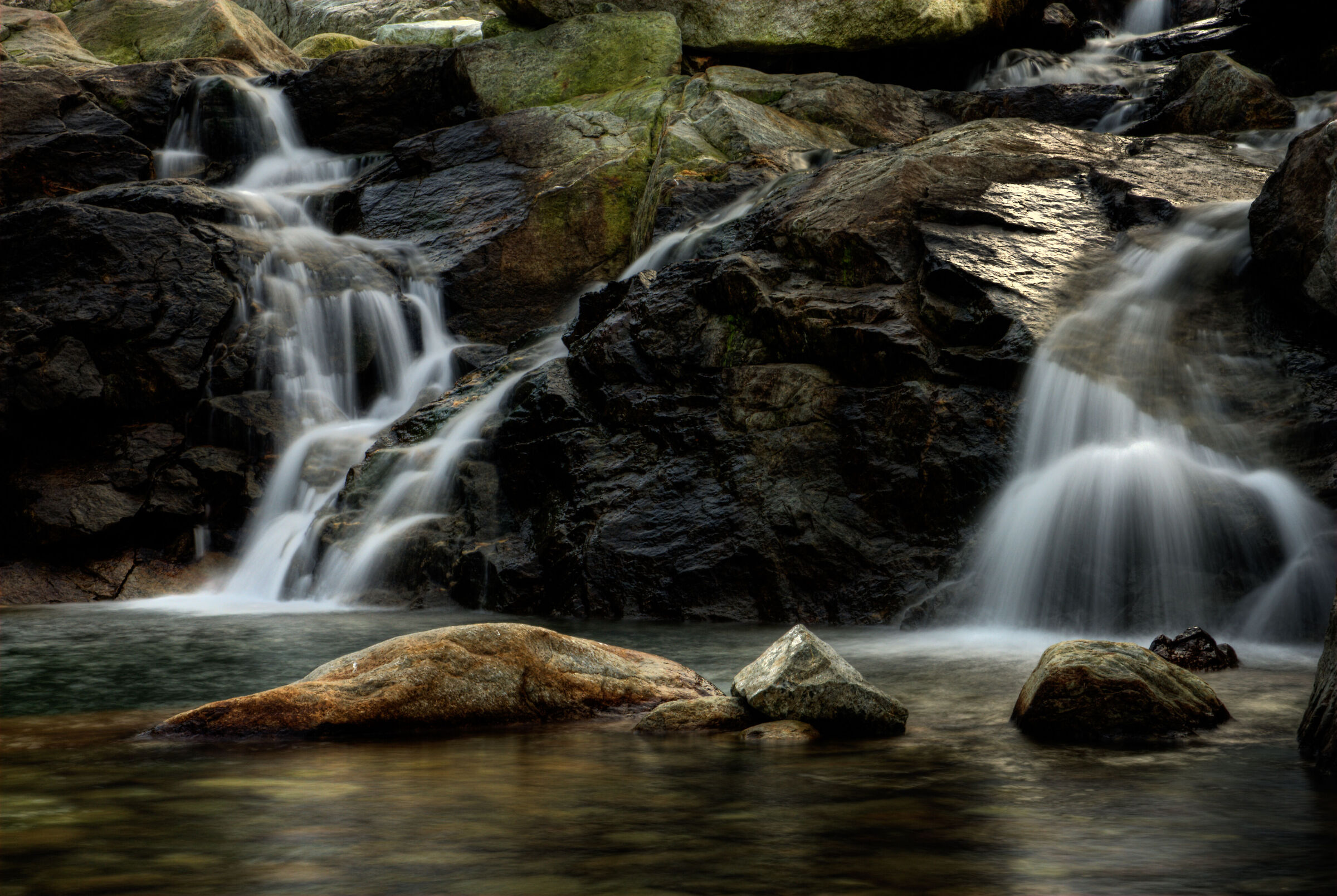 Waterfalls of the river Cervo...